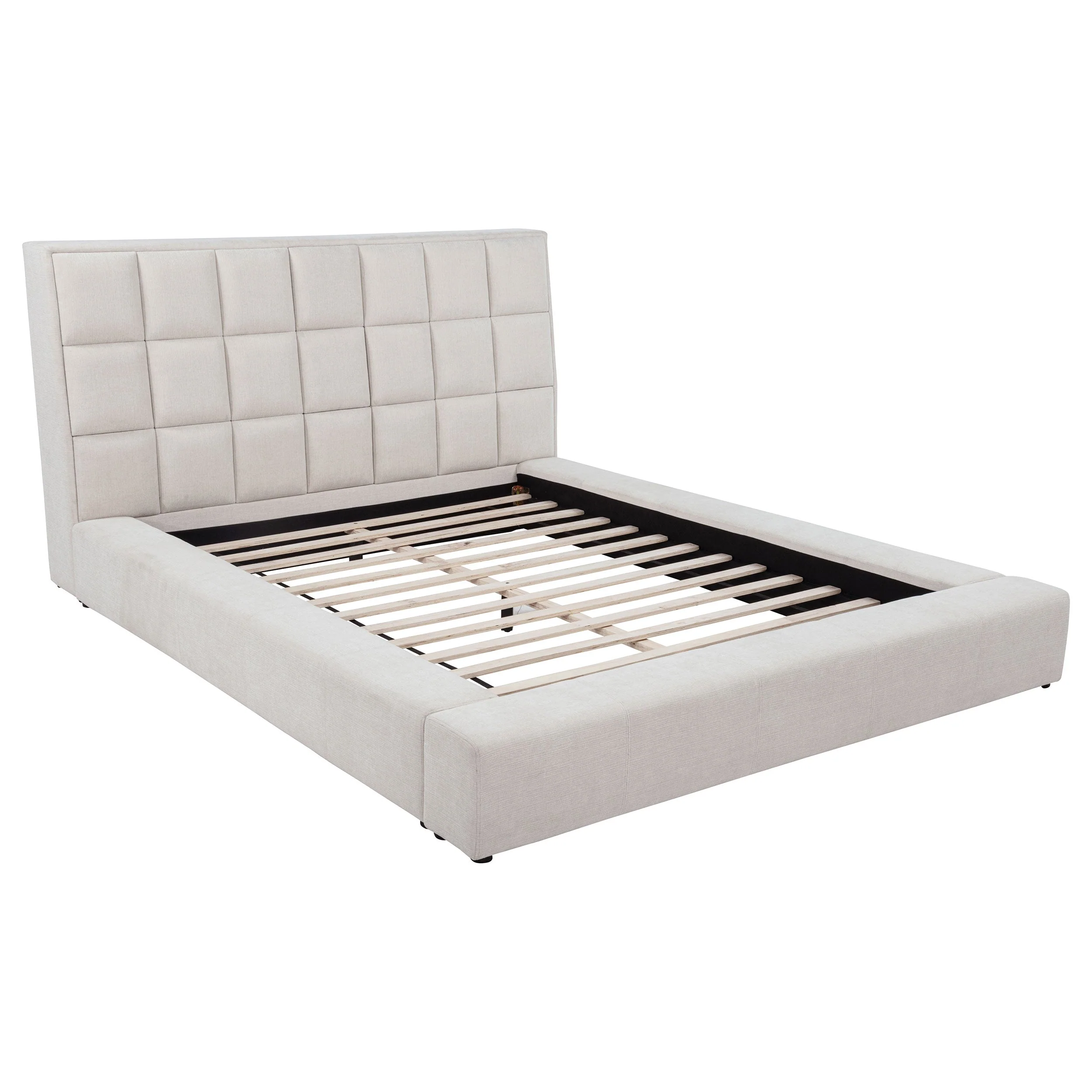 Dreux Upholstered Panel Platform Bed - Image 8