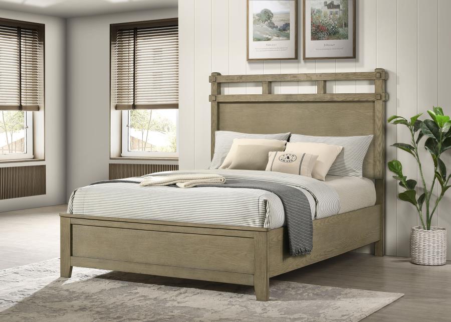 Hazlewood 61-inch Panel Bed Vineyard Oak - Image 2