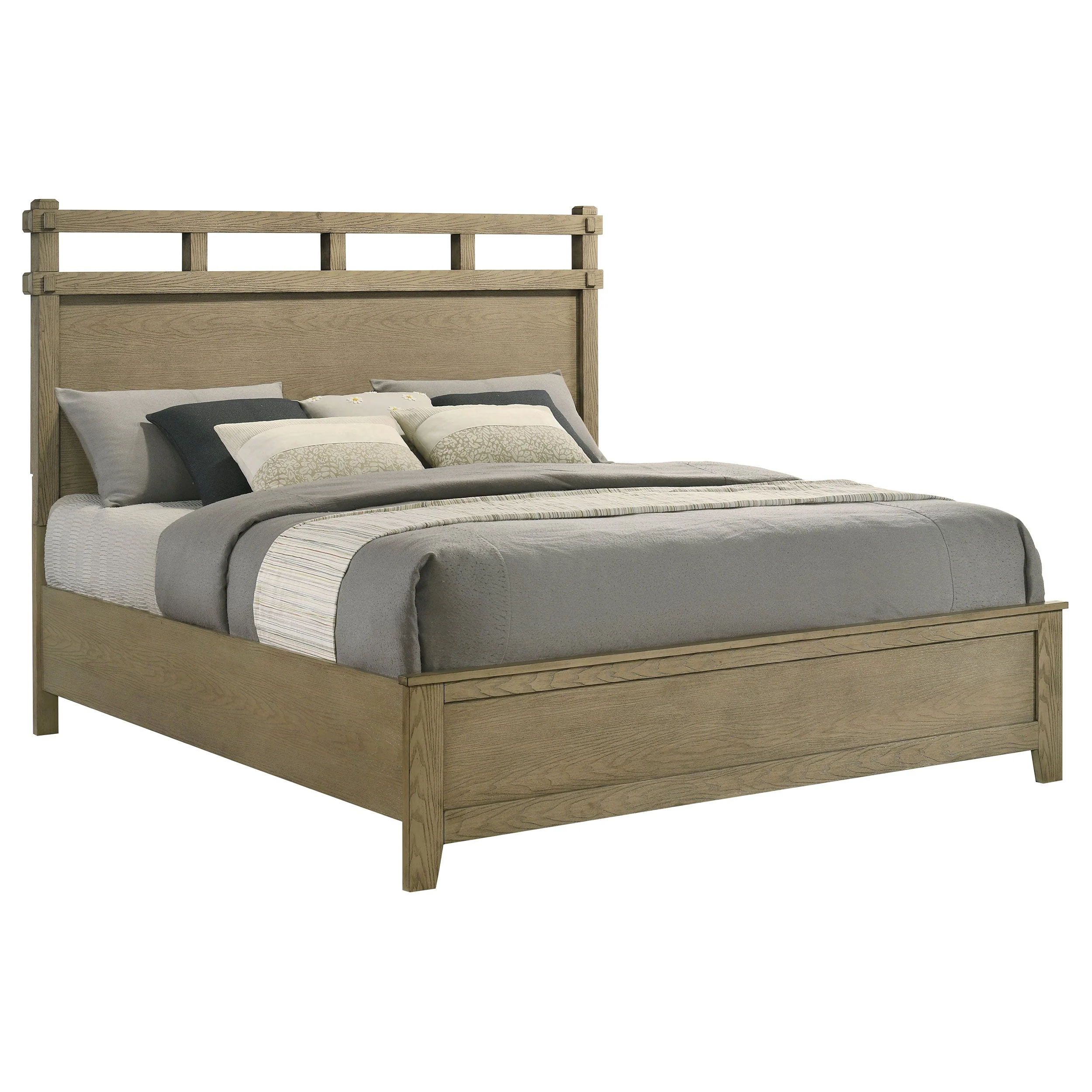 Hazlewood 61-inch Panel Bed Vineyard Oak - Image 8