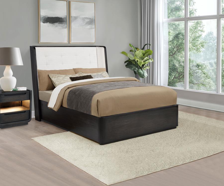 Leandro 55-inch Wingback Bed Burnished - Image 2