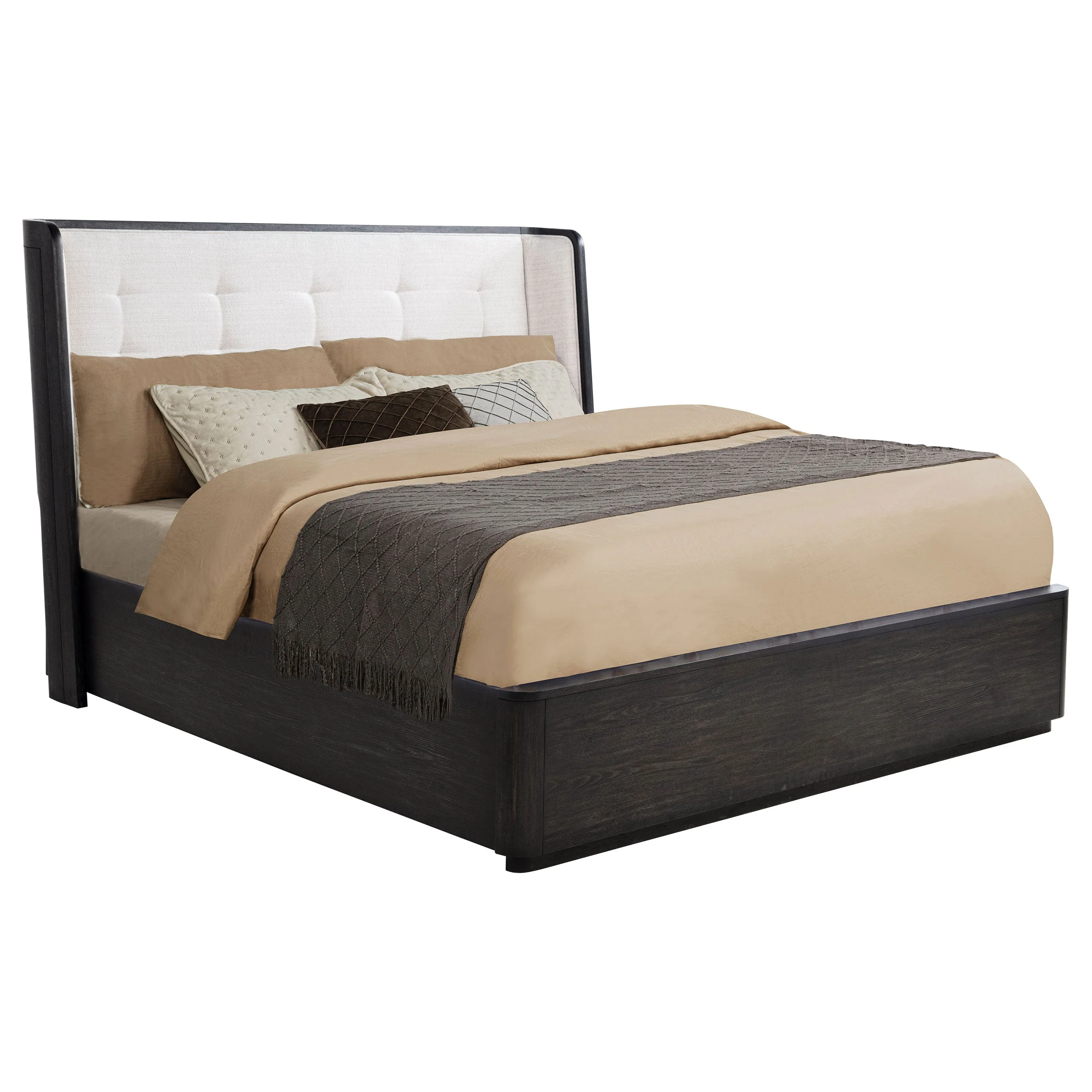Leandro 55-inch Wingback Bed Burnished - Image 8