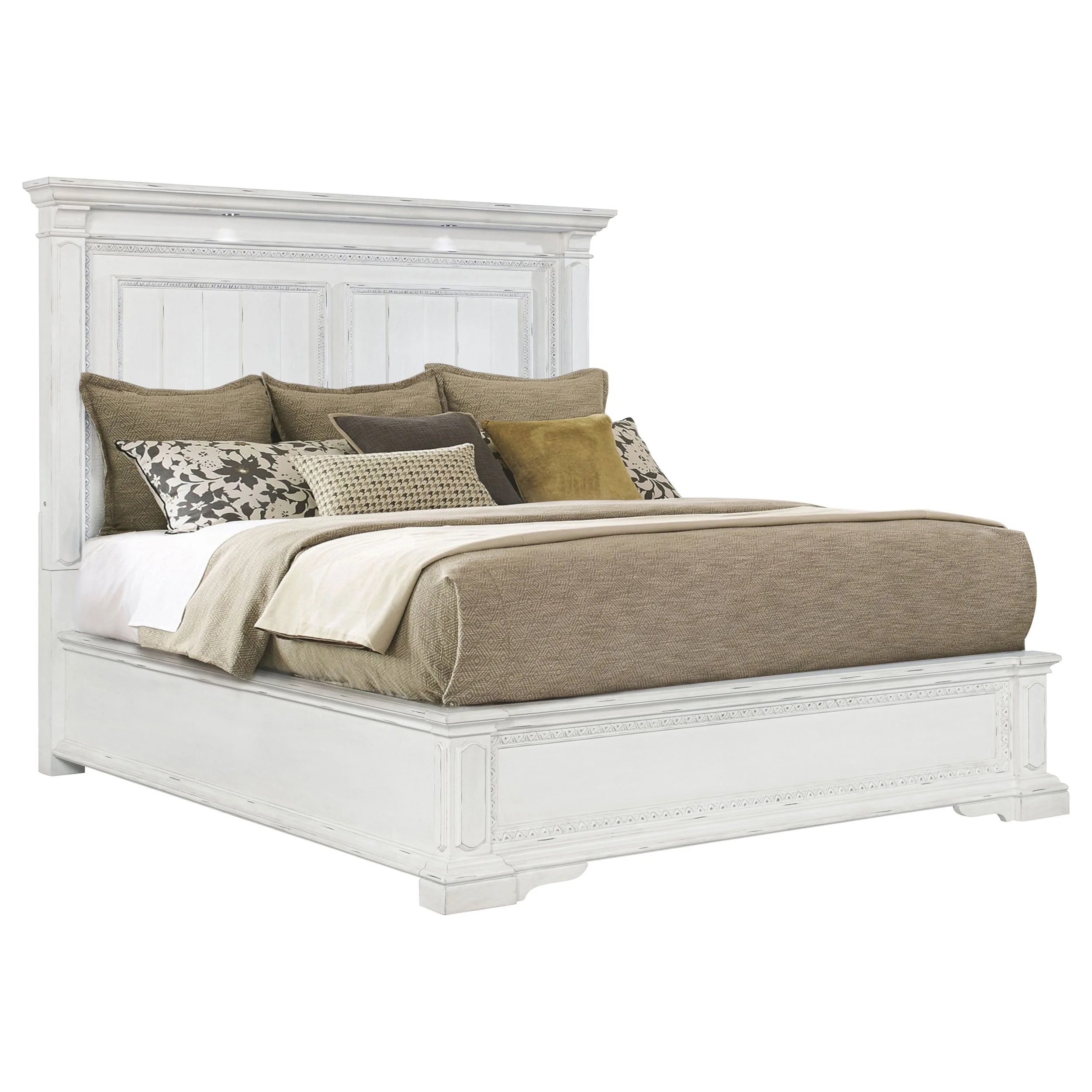 McKinney LED Light Panel Bed Vintage - Image 11