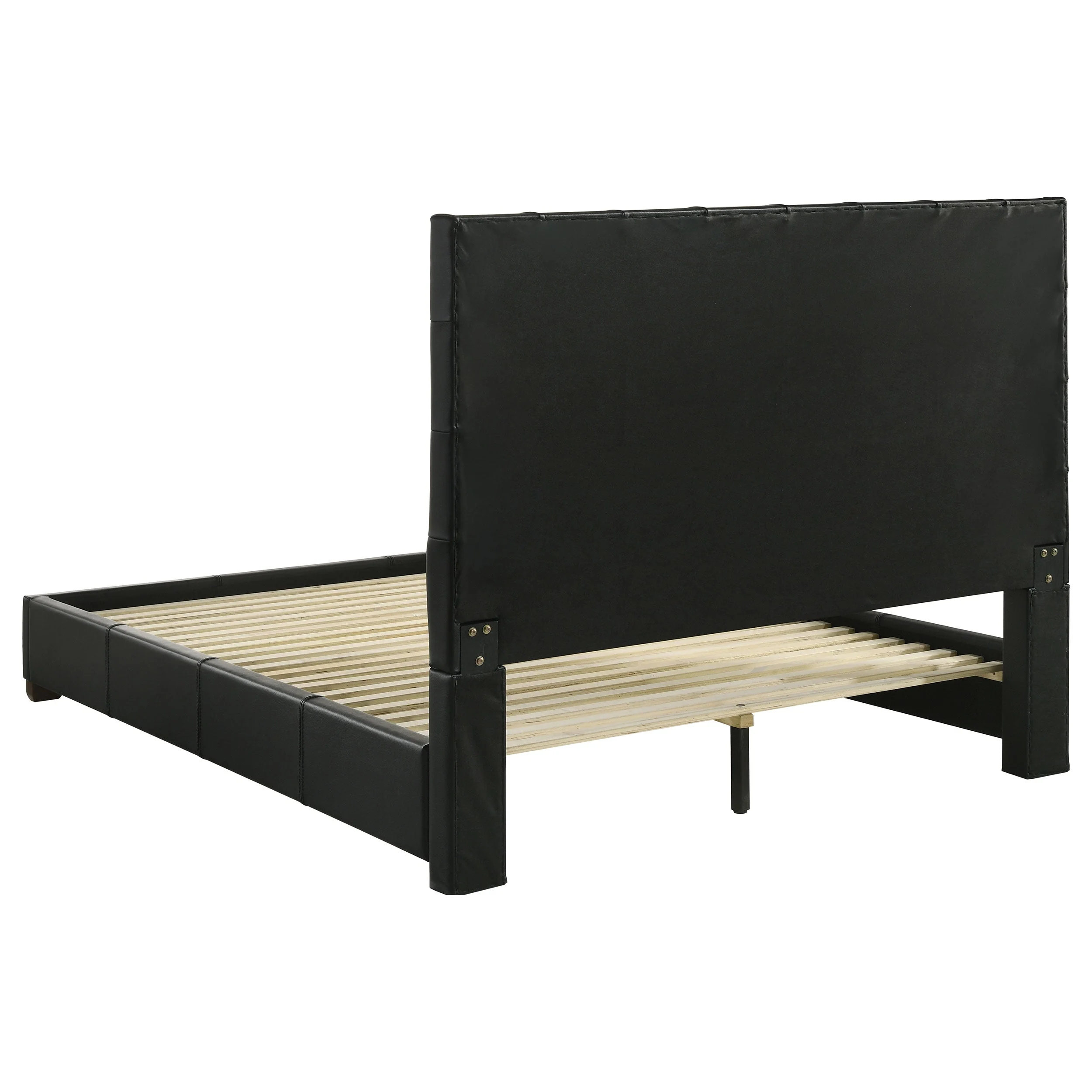 Medley Genuine Leather Panel Platform Bed - Image 22