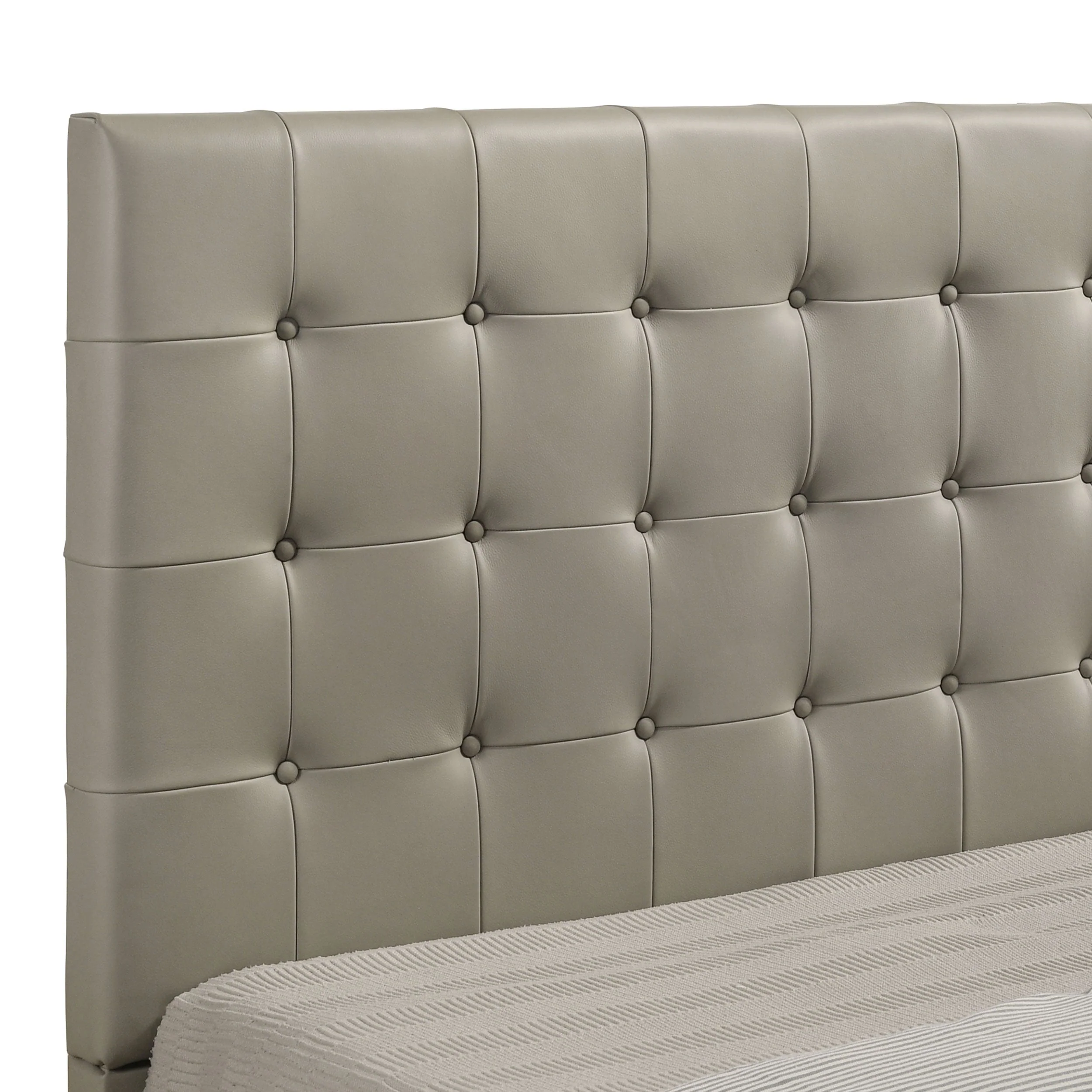 Medley Genuine Leather Panel Platform Bed - Image 32