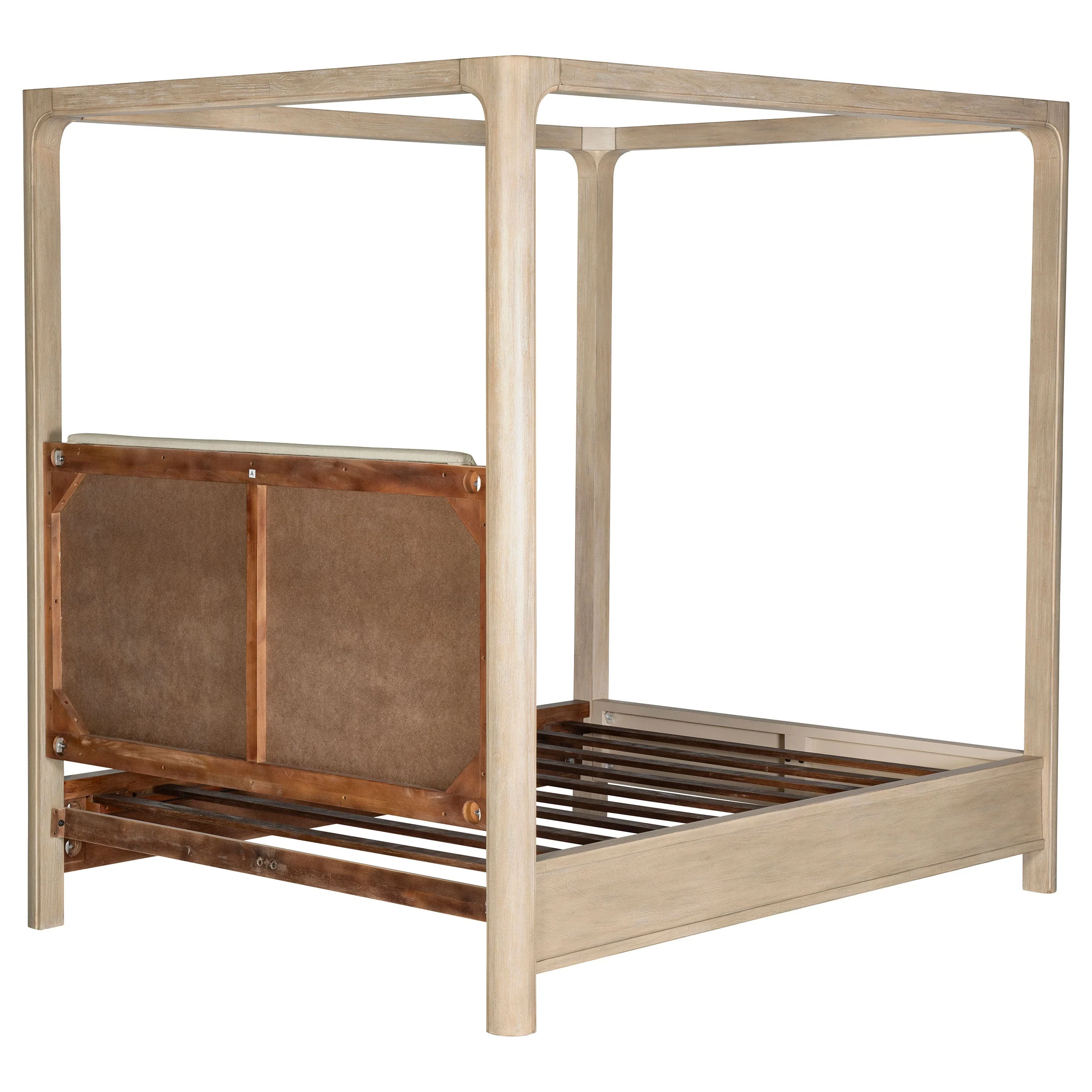 Solano 85-inch Canopy Bed Weathered Mango - Image 17