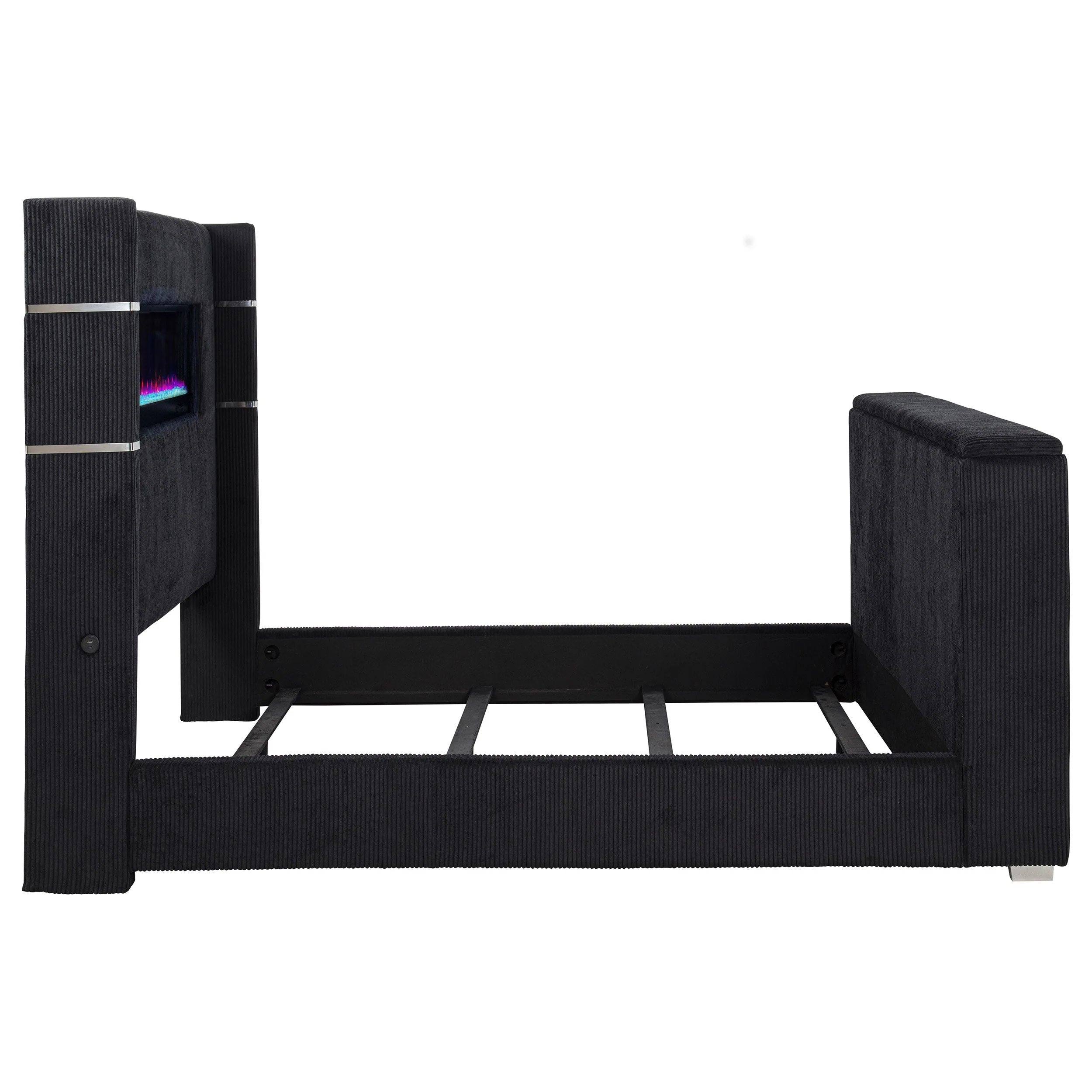 Tisdall Flame Visualizer Wingback TV Bed - Image 27