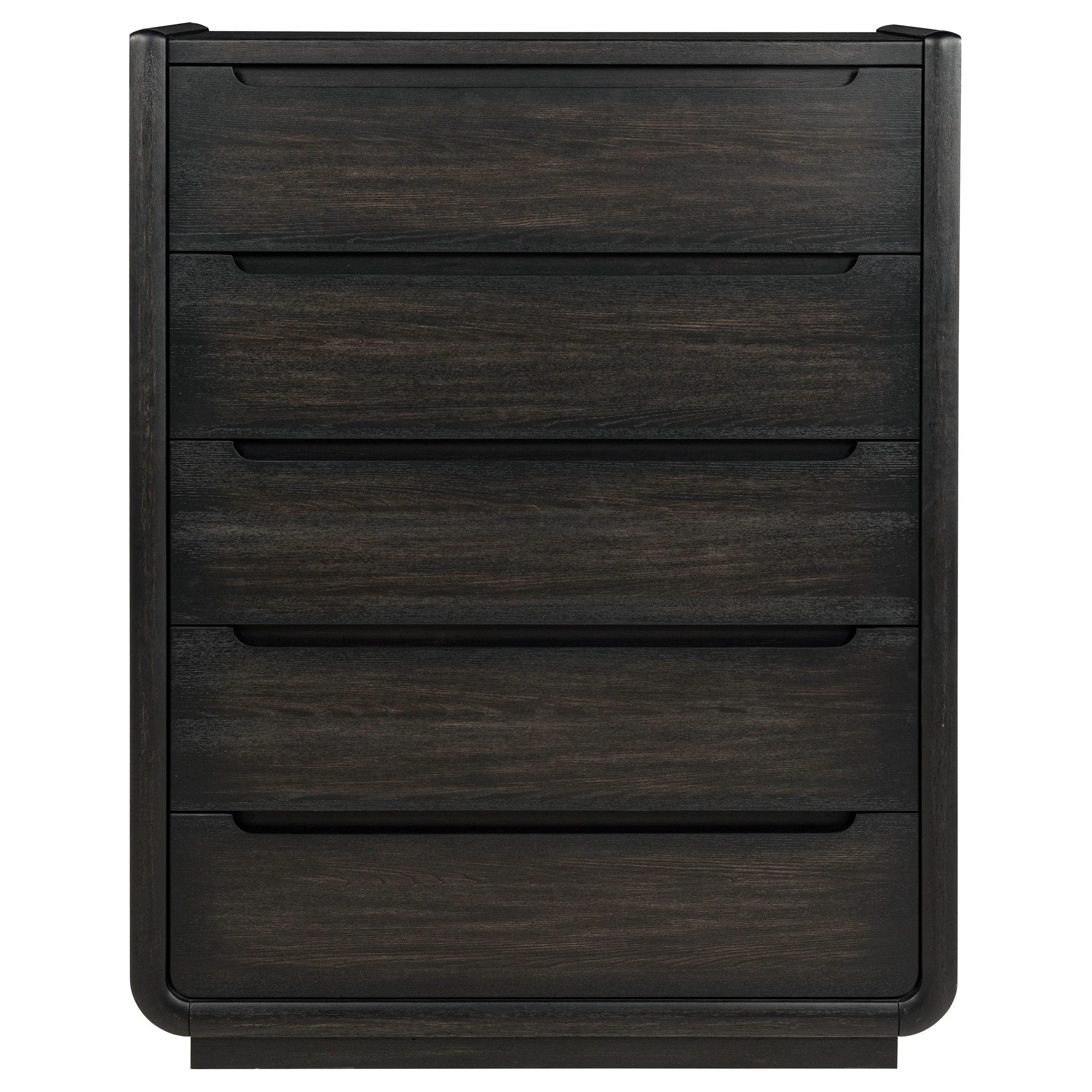 Leandro 5-drawer Bedroom Chest of Drawers Burnished Black - Image 4