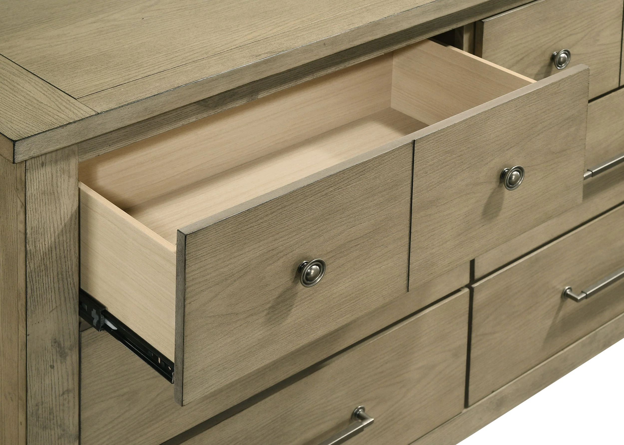 Hazlewood 6-drawer Bedroom Dresser Cabinet Vineyard Oak - Image 11