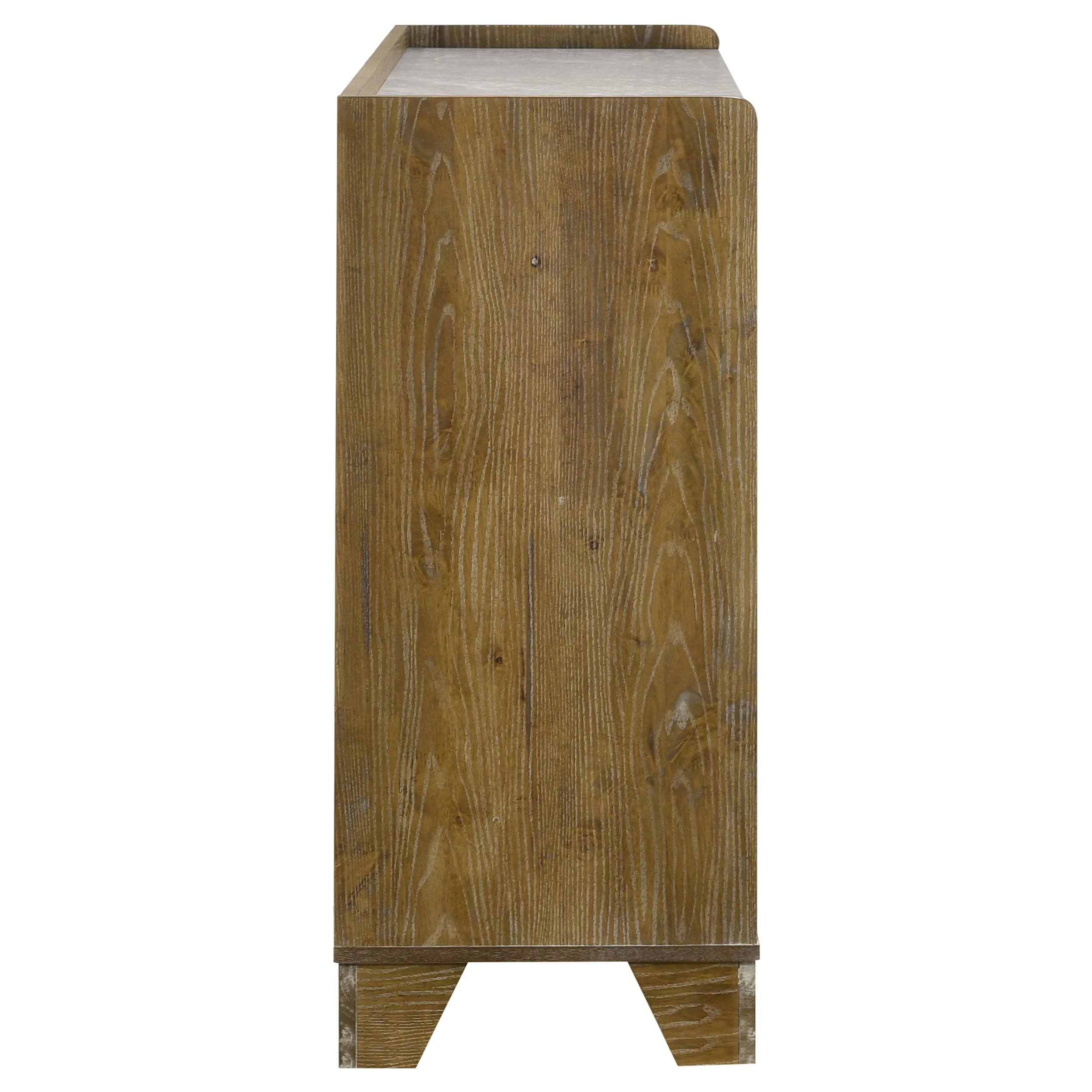 Henderson 6-drawer Bedroom Dresser Cabinet Medium Oak - Image 7
