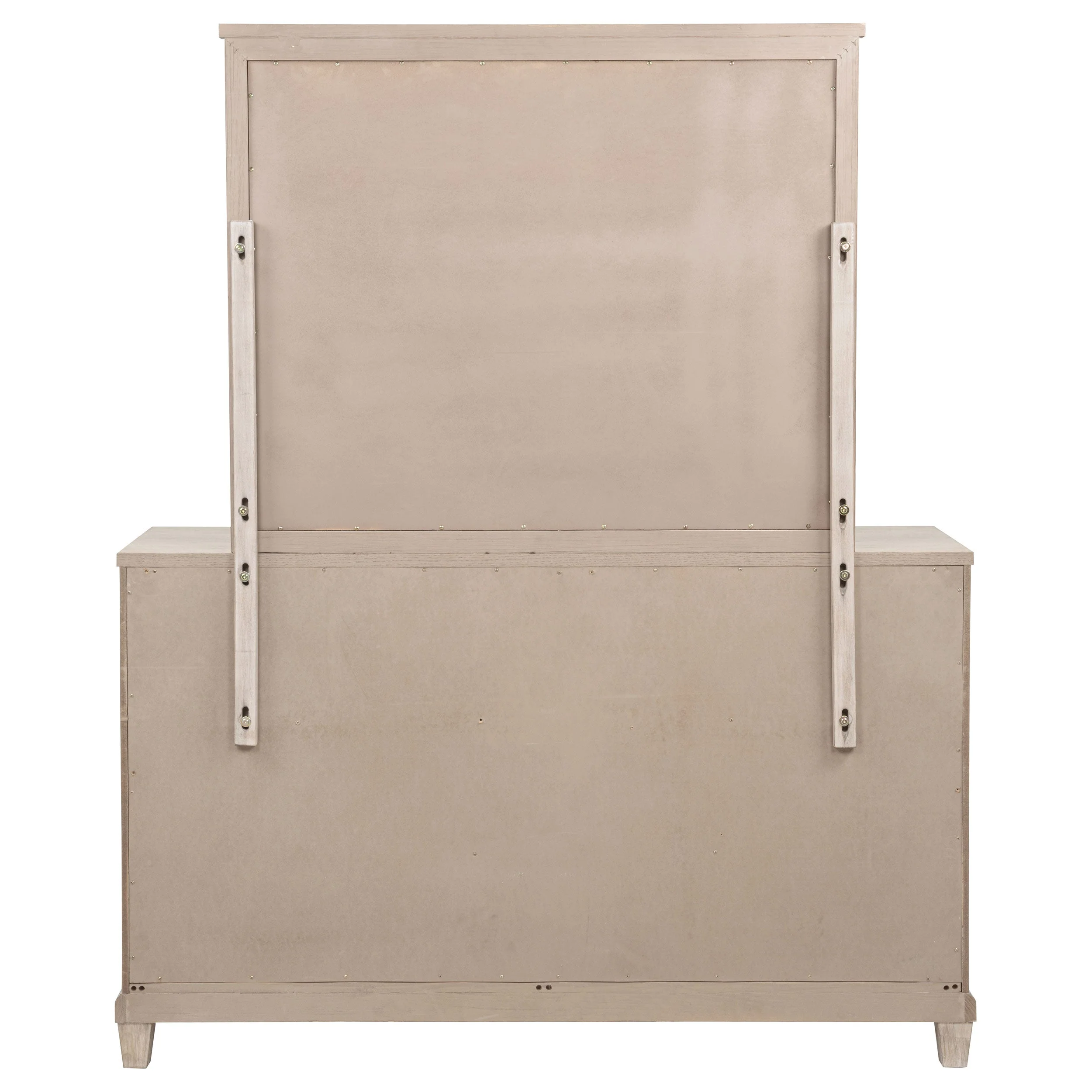 Pembroke 6-drawer Bedroom Dresser with Mirror Washed Oak - Image 8
