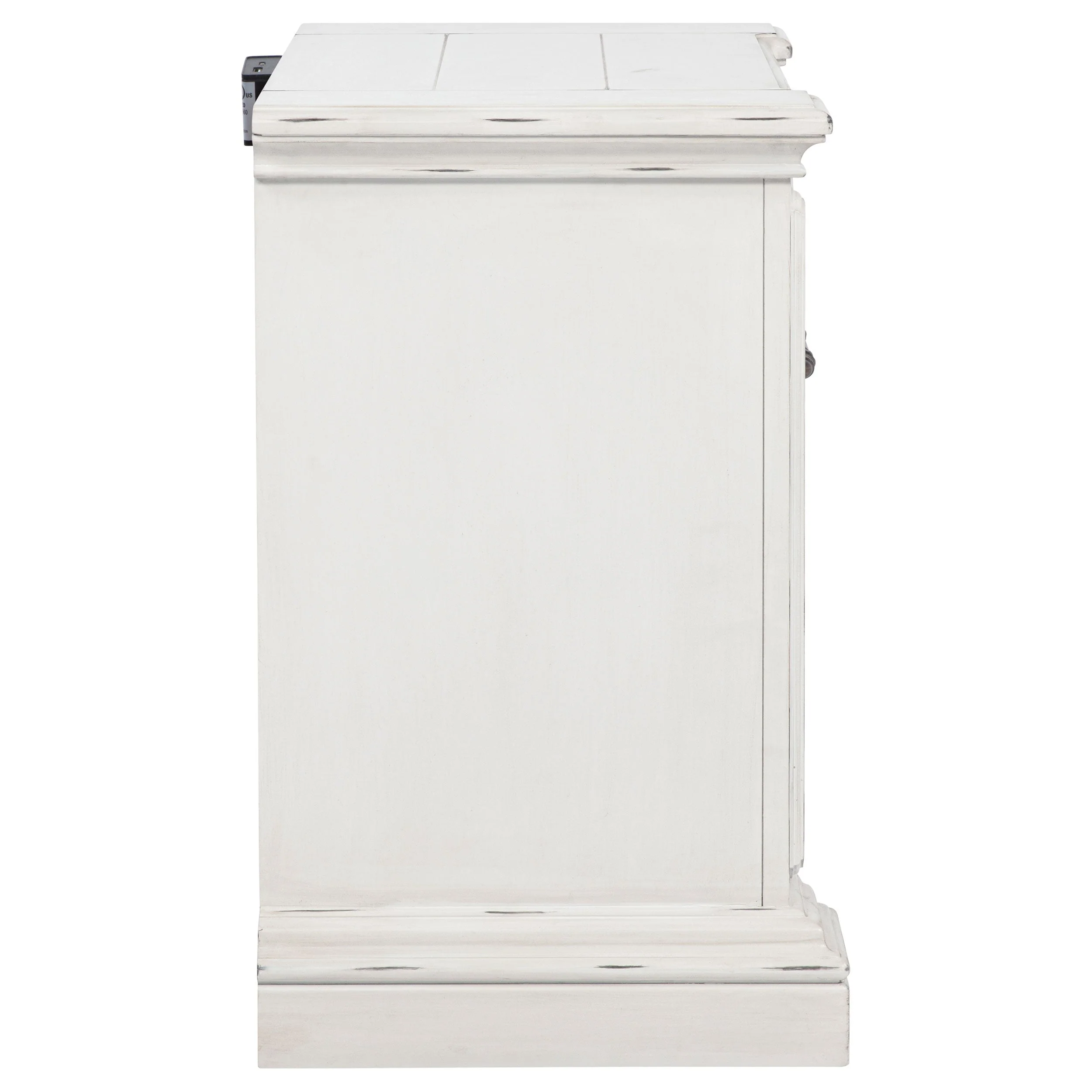 McKinney 2-drawer Nightstand with Dual USB Vintage White - Image 10