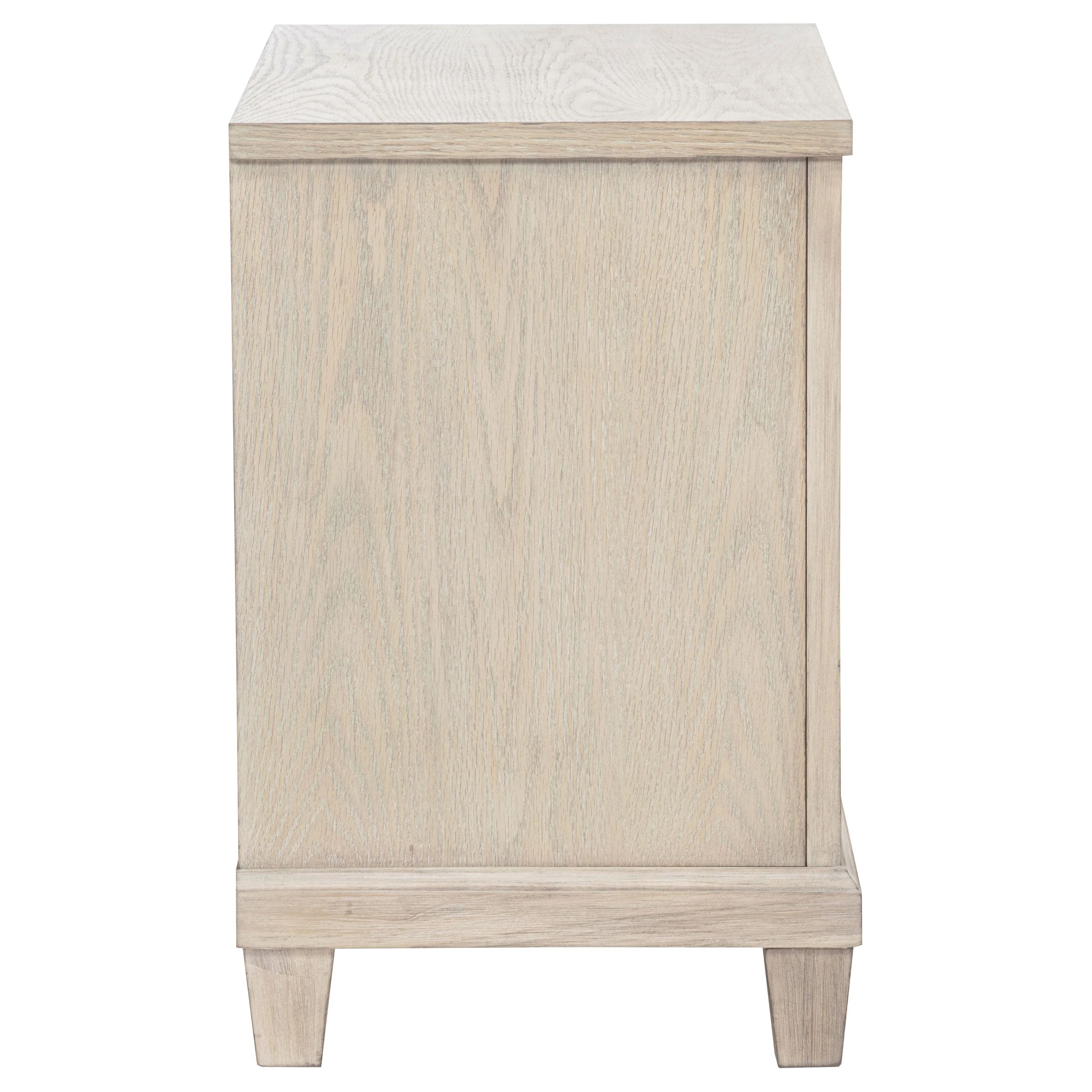 Pembroke 2-drawer Nightstand Bedside Table Washed Oak - Image 10