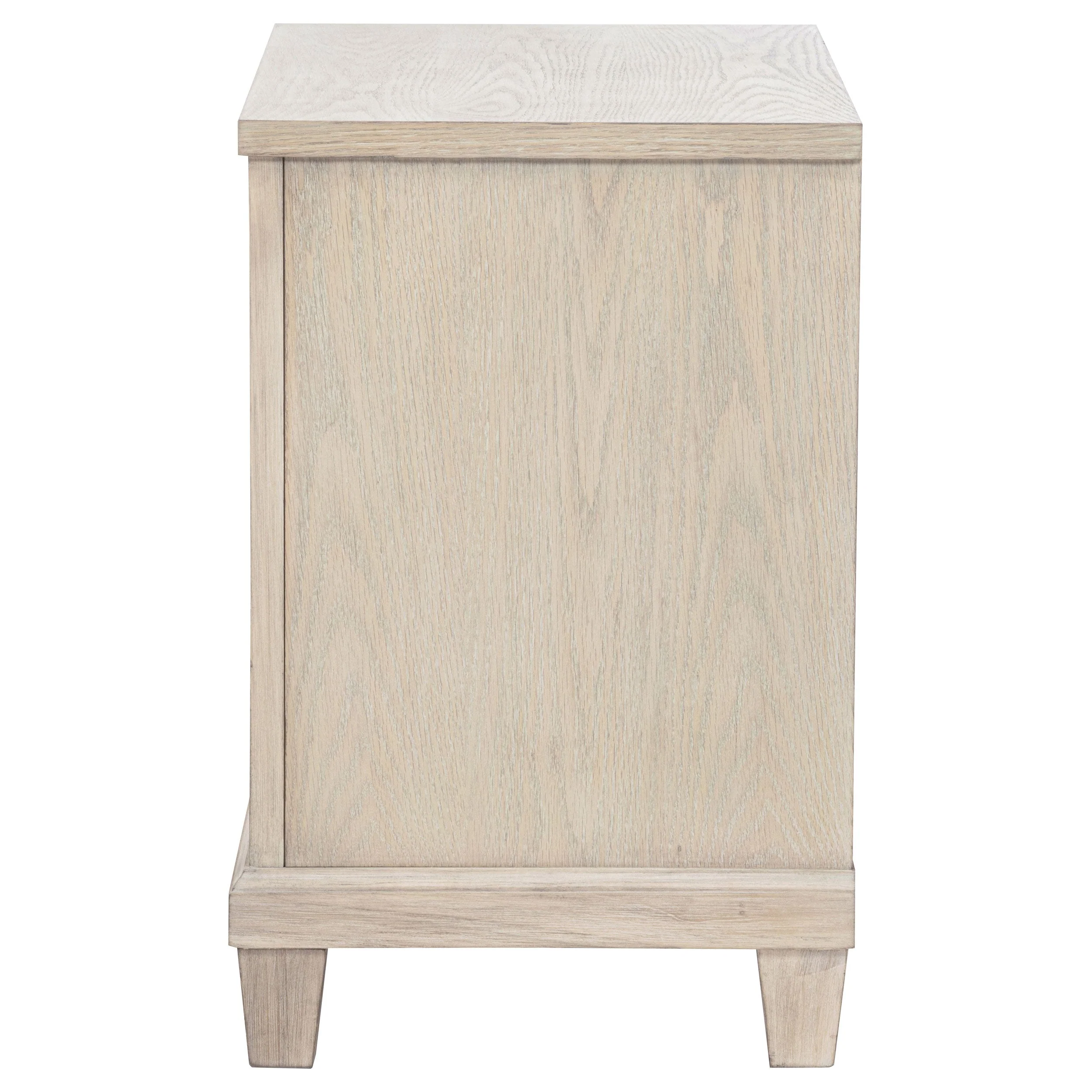 Pembroke 2-drawer Nightstand Bedside Table Washed Oak - Image 6