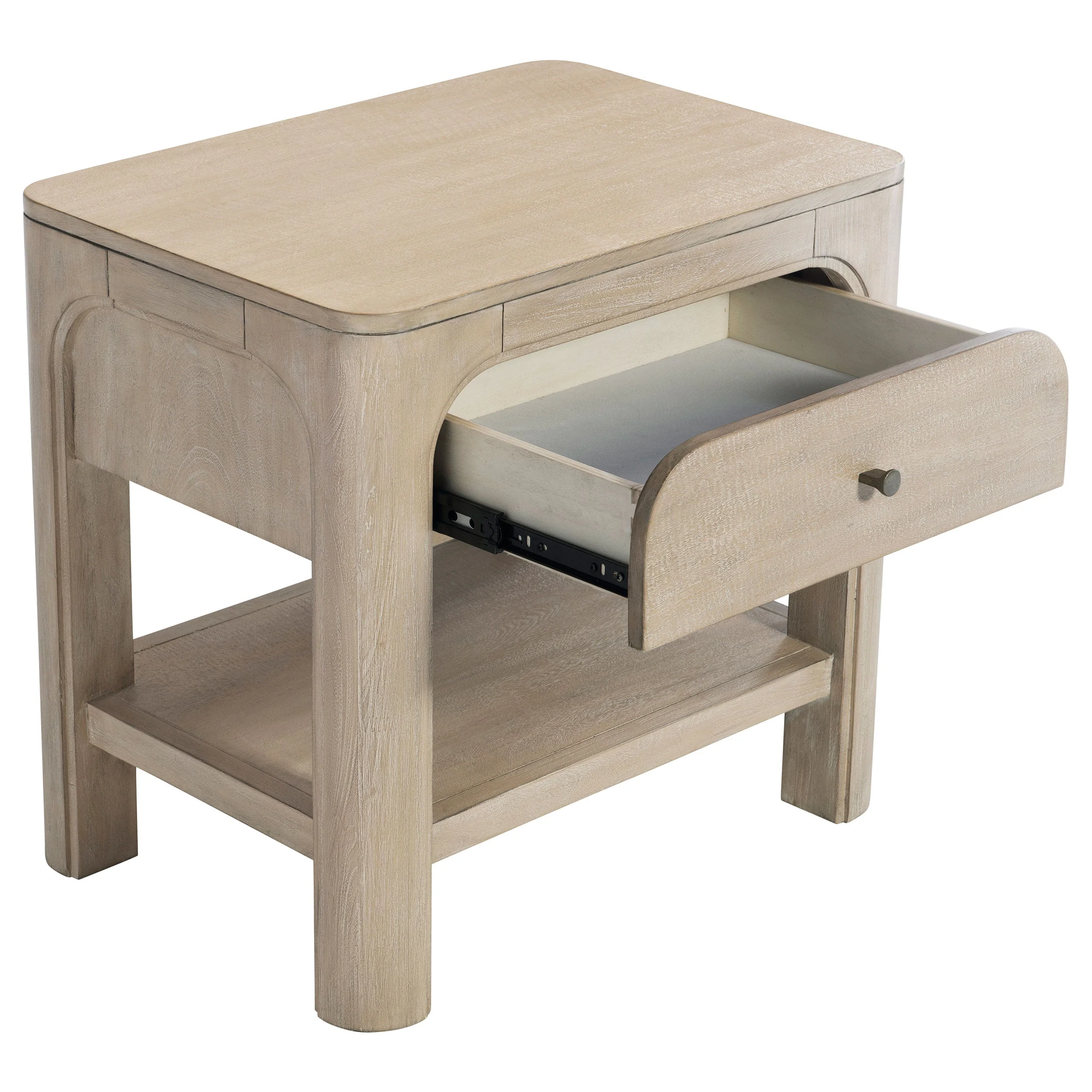 Solano 1-drawer Nightstand Bedside Table Weathered Mango - Image 11