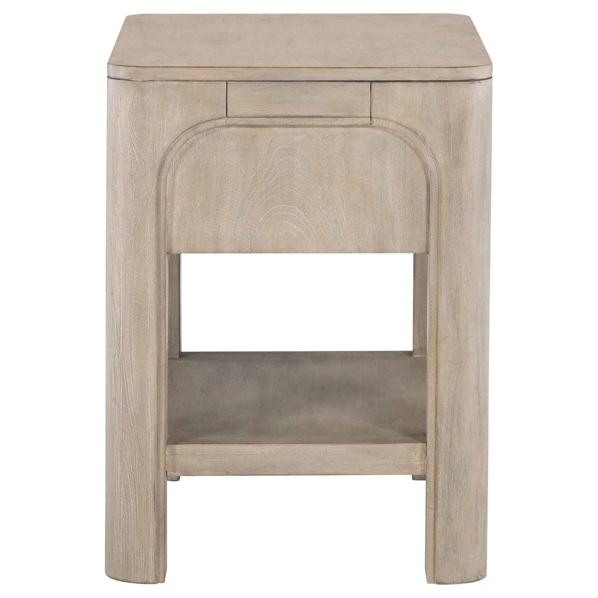 Solano 1-drawer Nightstand Bedside Table Weathered Mango - Image 6