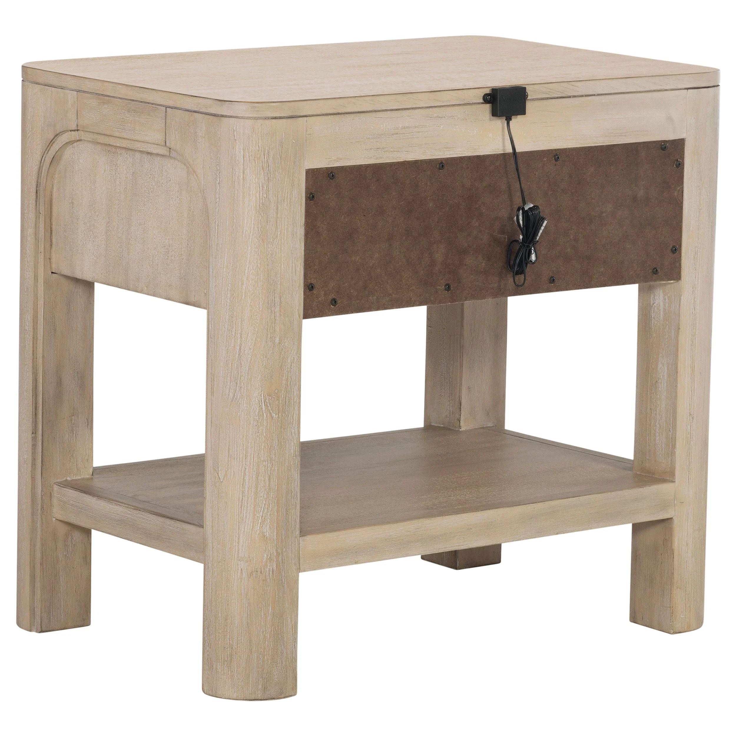 Solano 1-drawer Nightstand Bedside Table Weathered Mango - Image 7