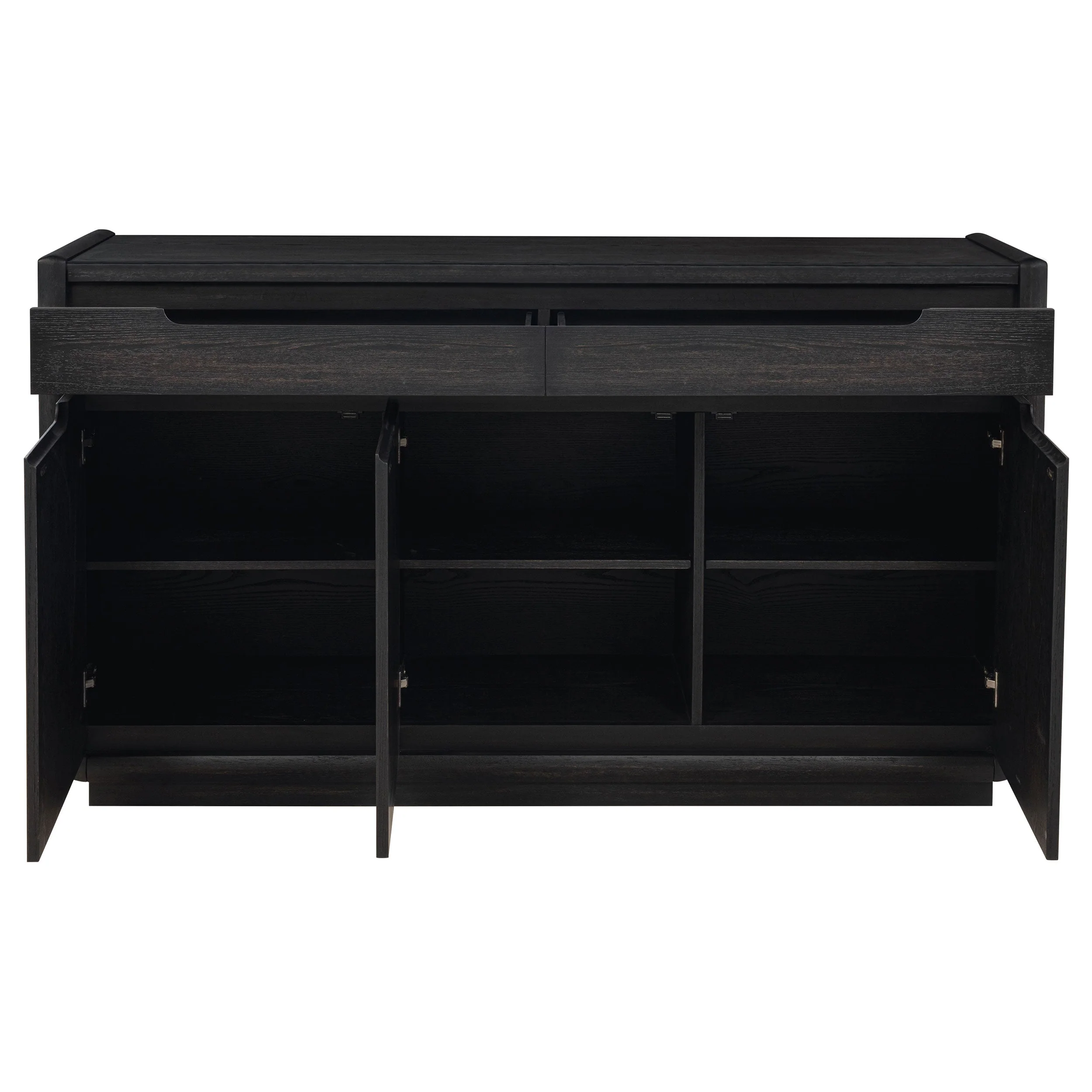 Leandro 2-drawer Dining Sideboard Server Burnished Black - Image 5