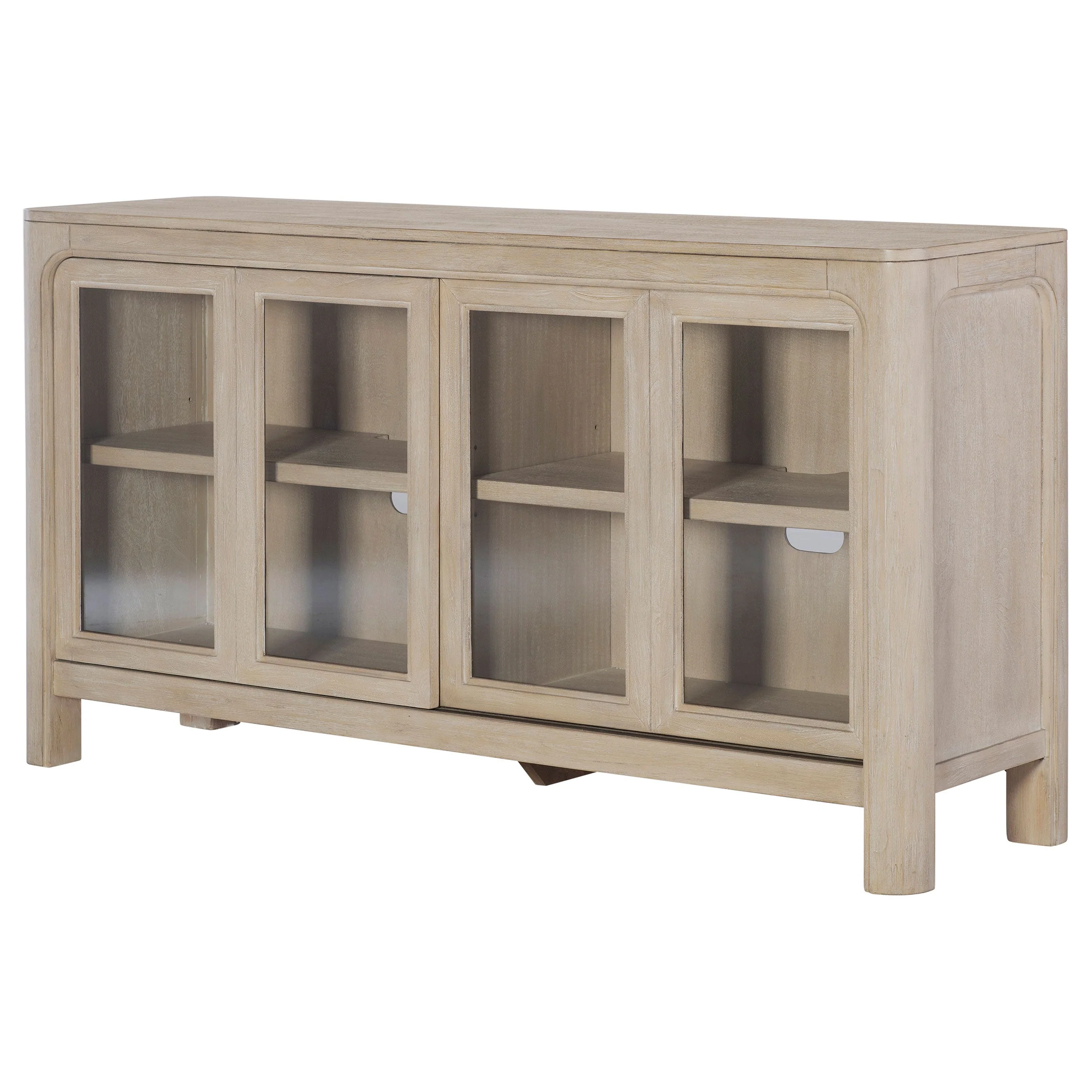 Solano Sliding Door Dining Sideboard Server Weathered Mango - Image 8