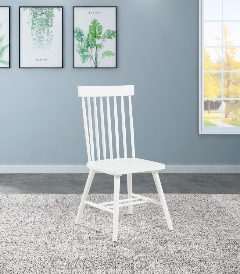 Andrews Windsor Spindle Back Dining Side Chair (Set of 2) - Image 3