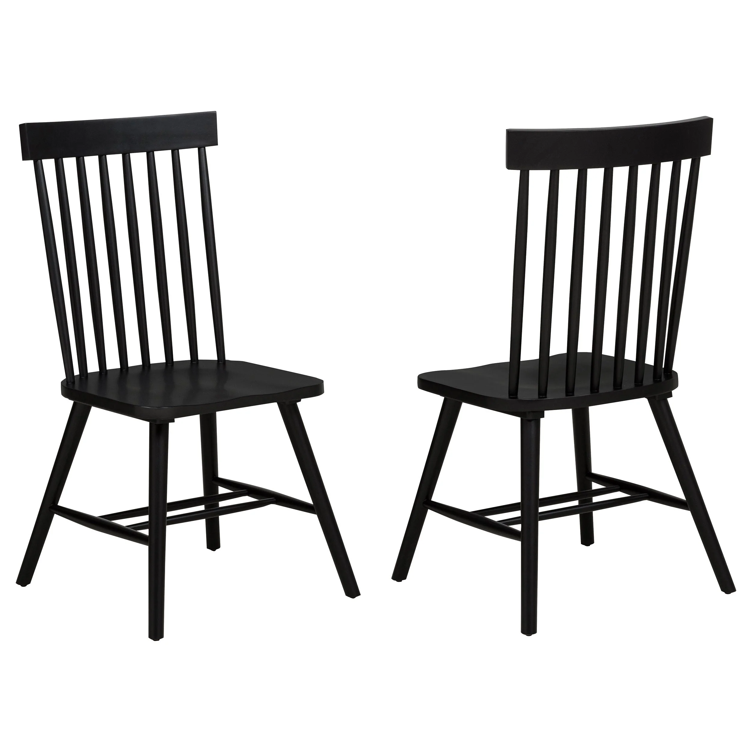 Andrews Windsor Spindle Back Dining Side Chair (Set of 2) - Image 6