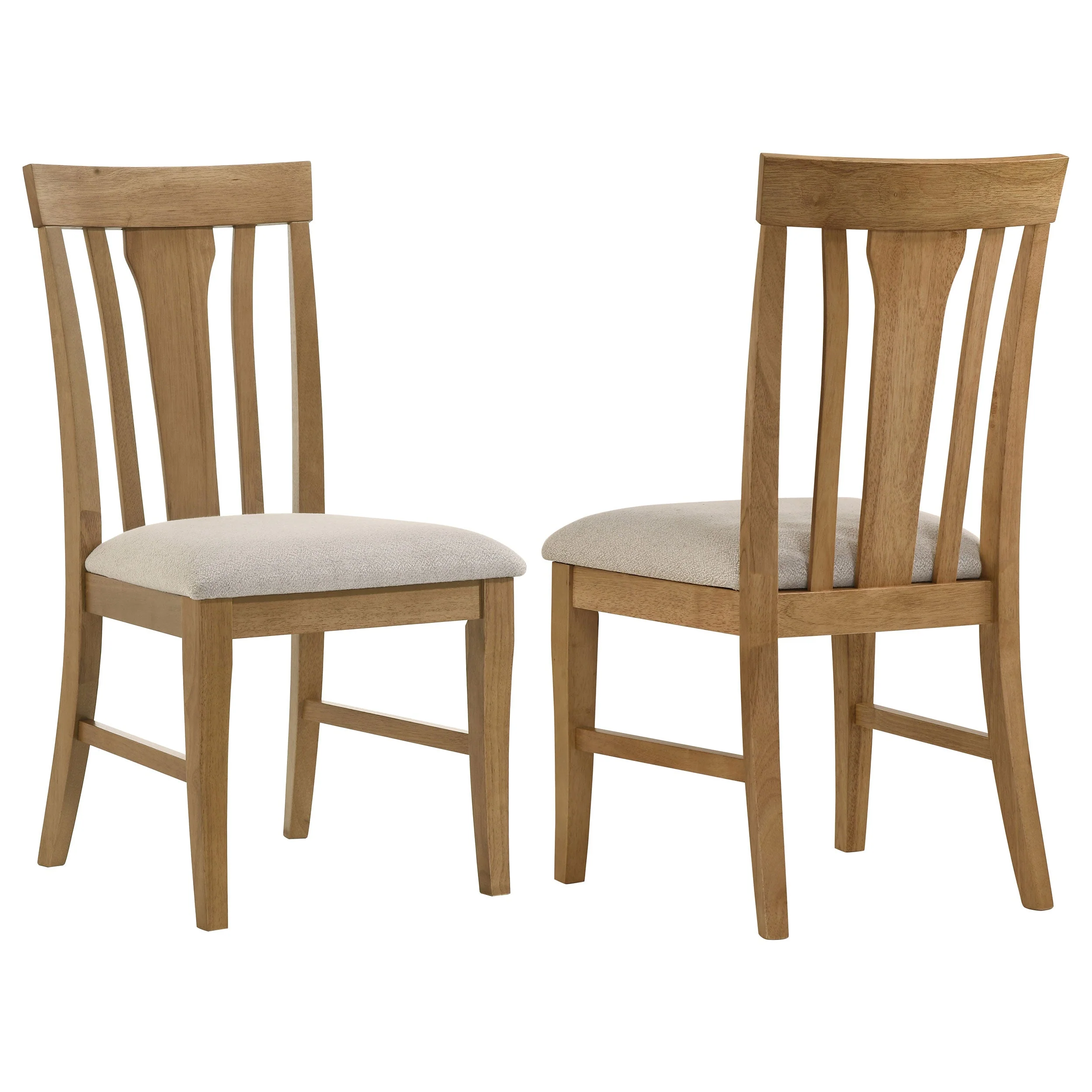 Hartville Dining Side Chair Natural Light Brown (Set of 2) - Image 2