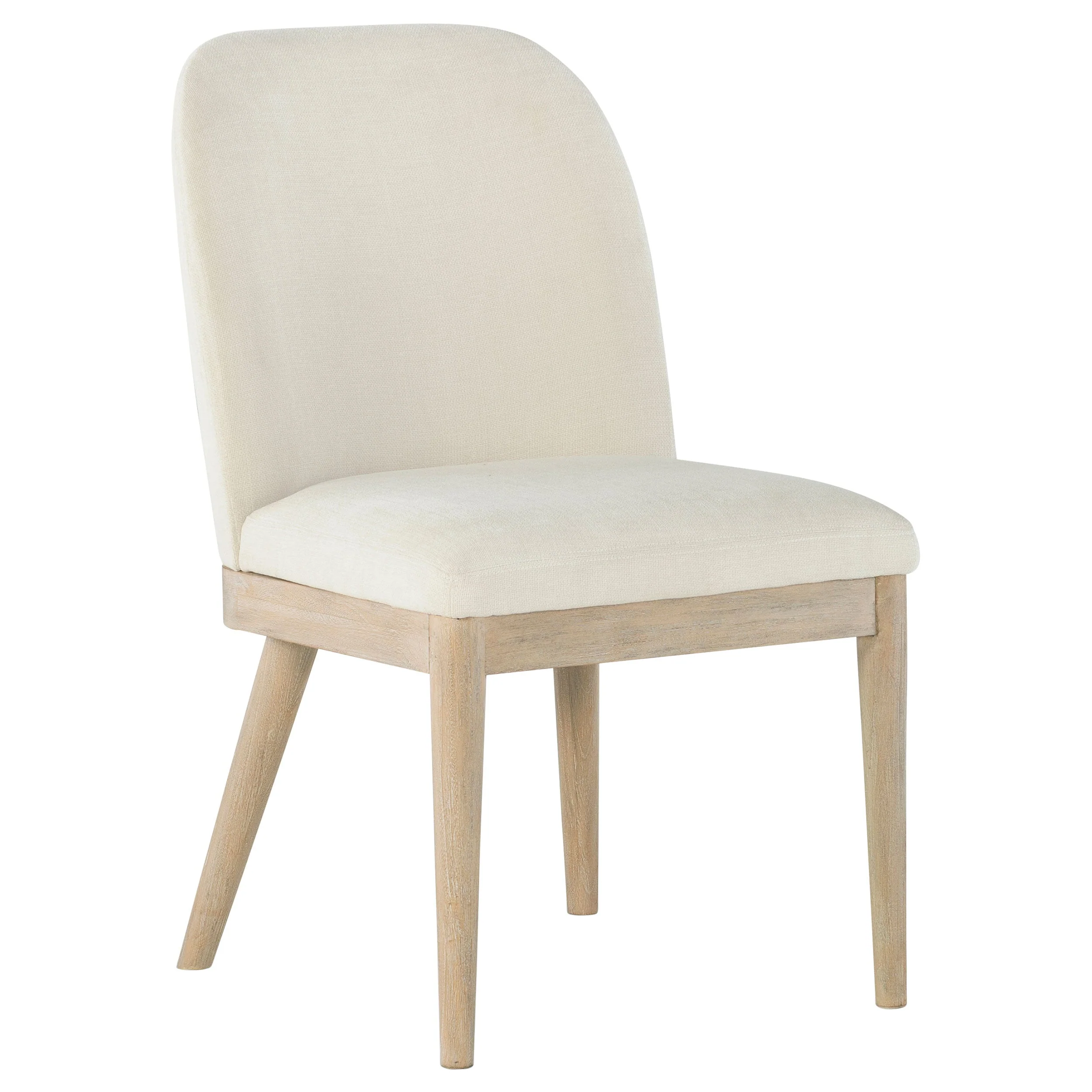 Solano Upholstered Dining Side Chair Beige (Set of 2) - Image 3
