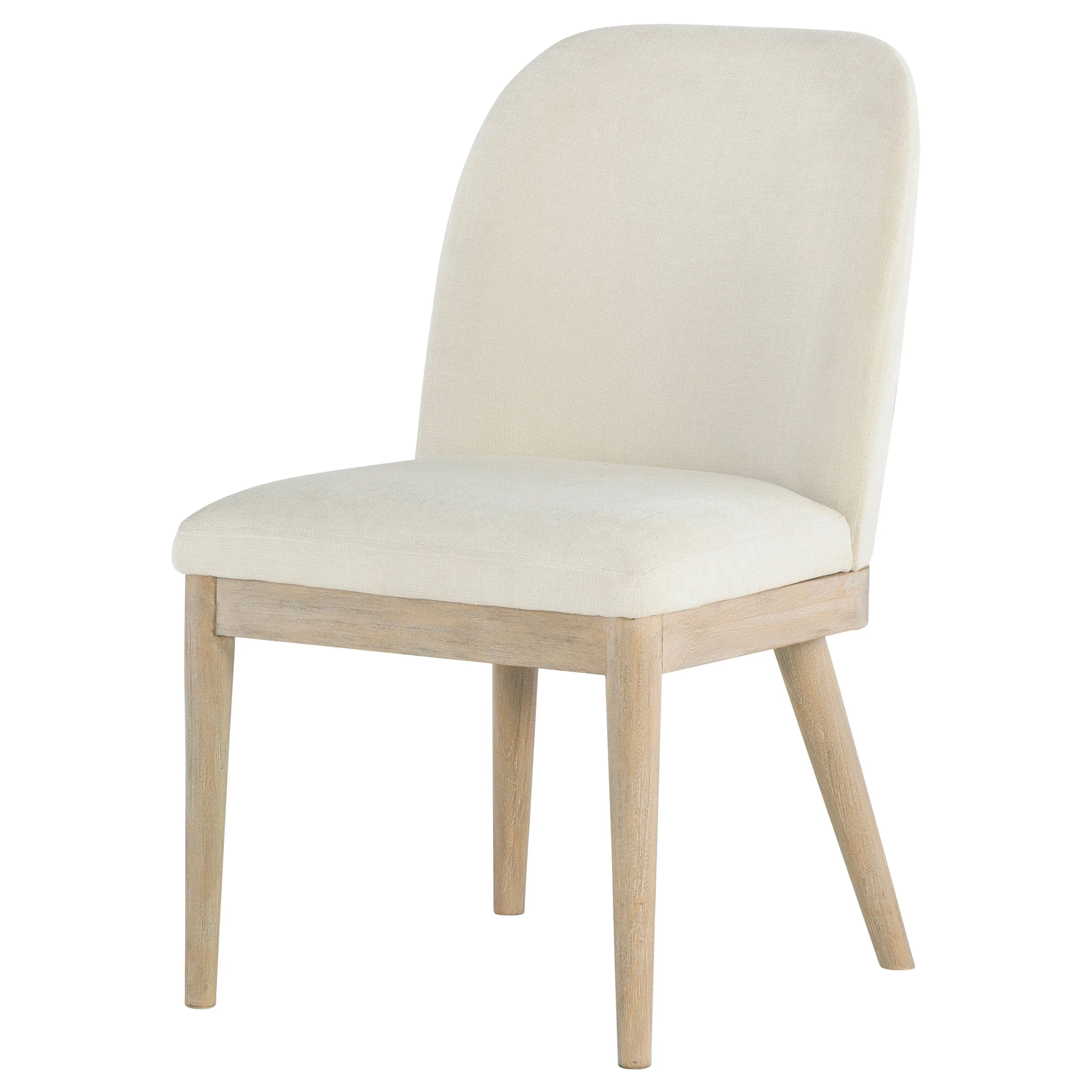 Solano Upholstered Dining Side Chair Beige (Set of 2) - Image 5