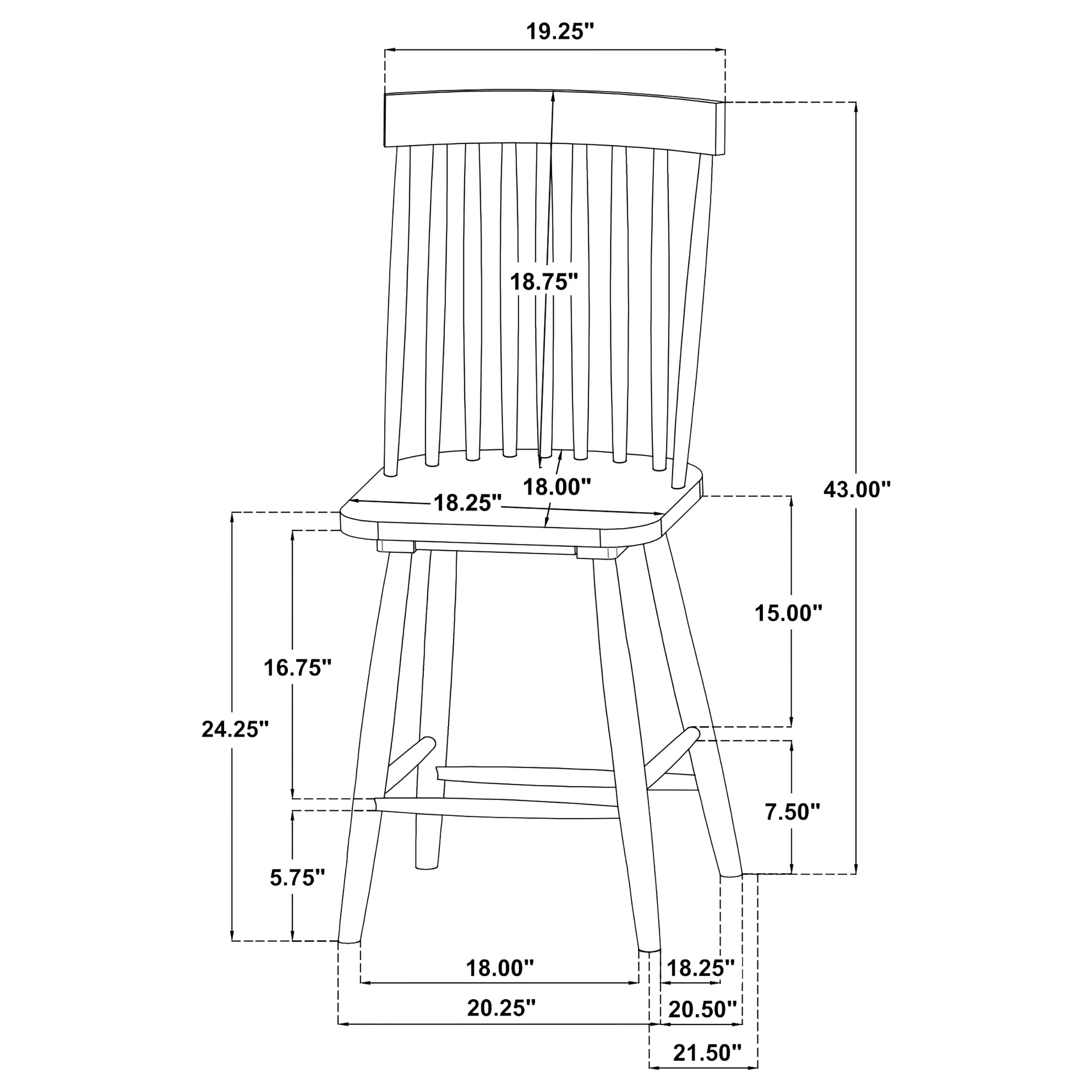 Andrews Round Counter Height Dining Set - Image 34