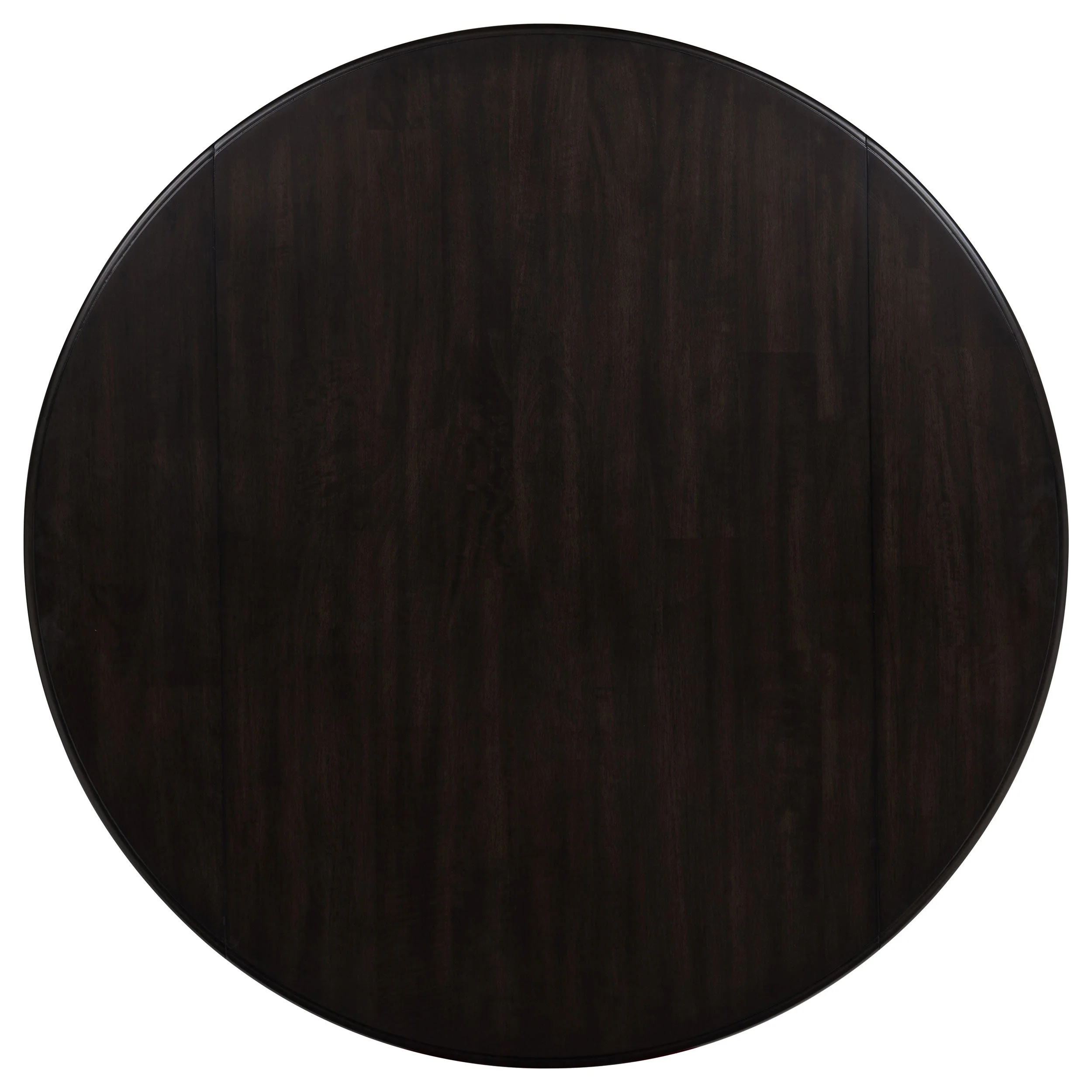 Catley 5-piece Round Drop Leaf Dining Table Set Dark Coffee - Image 9