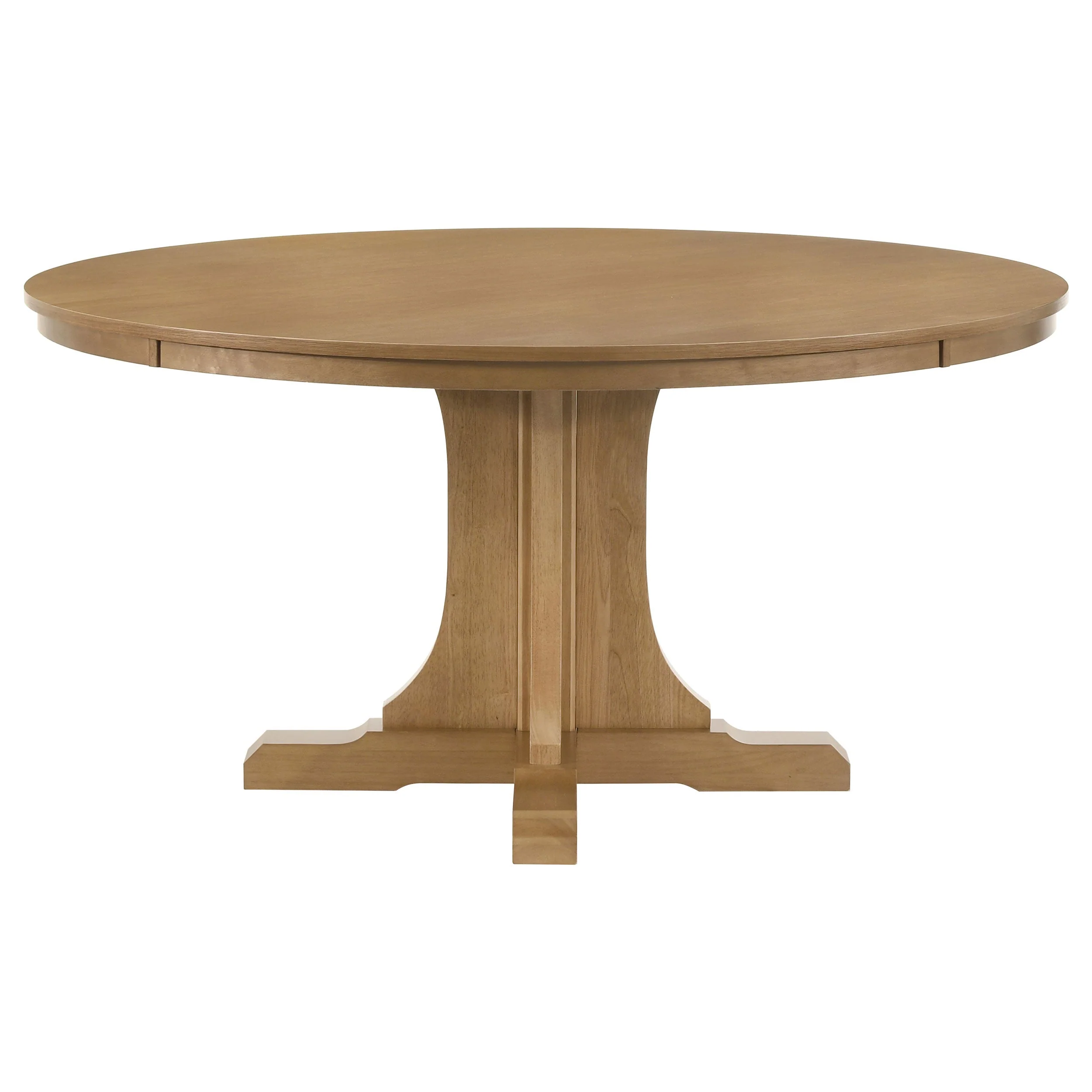 Hartville Round Dining Table Set Natural Light Brown - Image 9