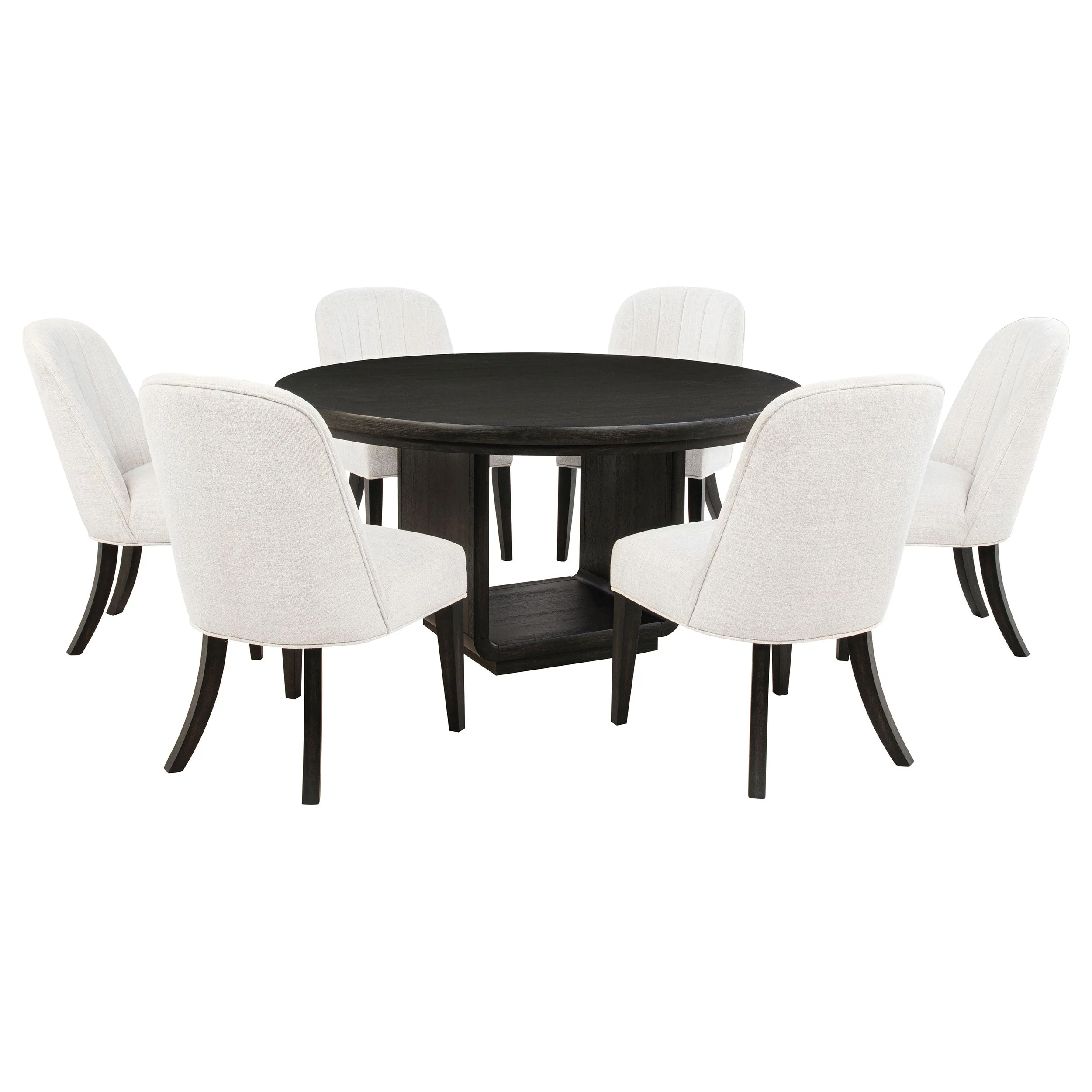 Leandro Round Dining Table Set Burnished - Image 6