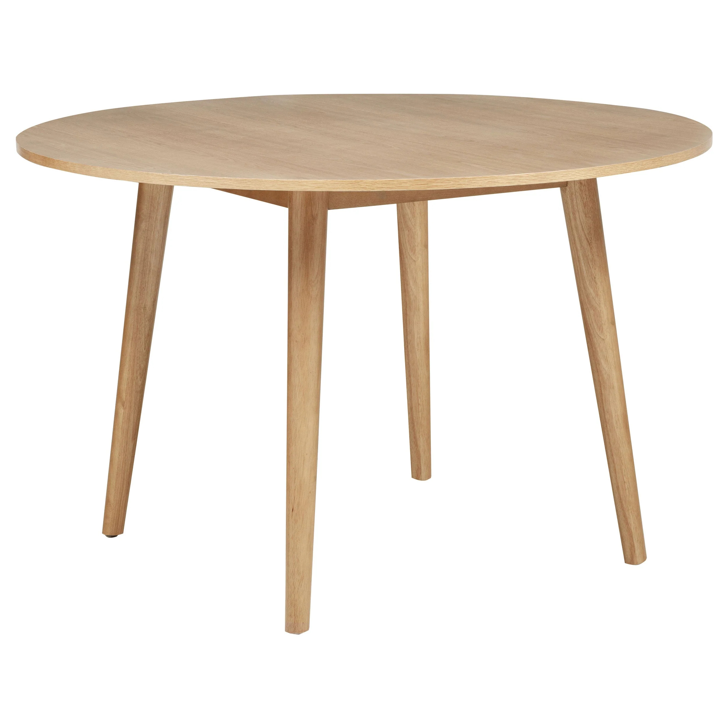 Andrews 48-inch Round Wood Dining Room Table Light Ash - Image 2