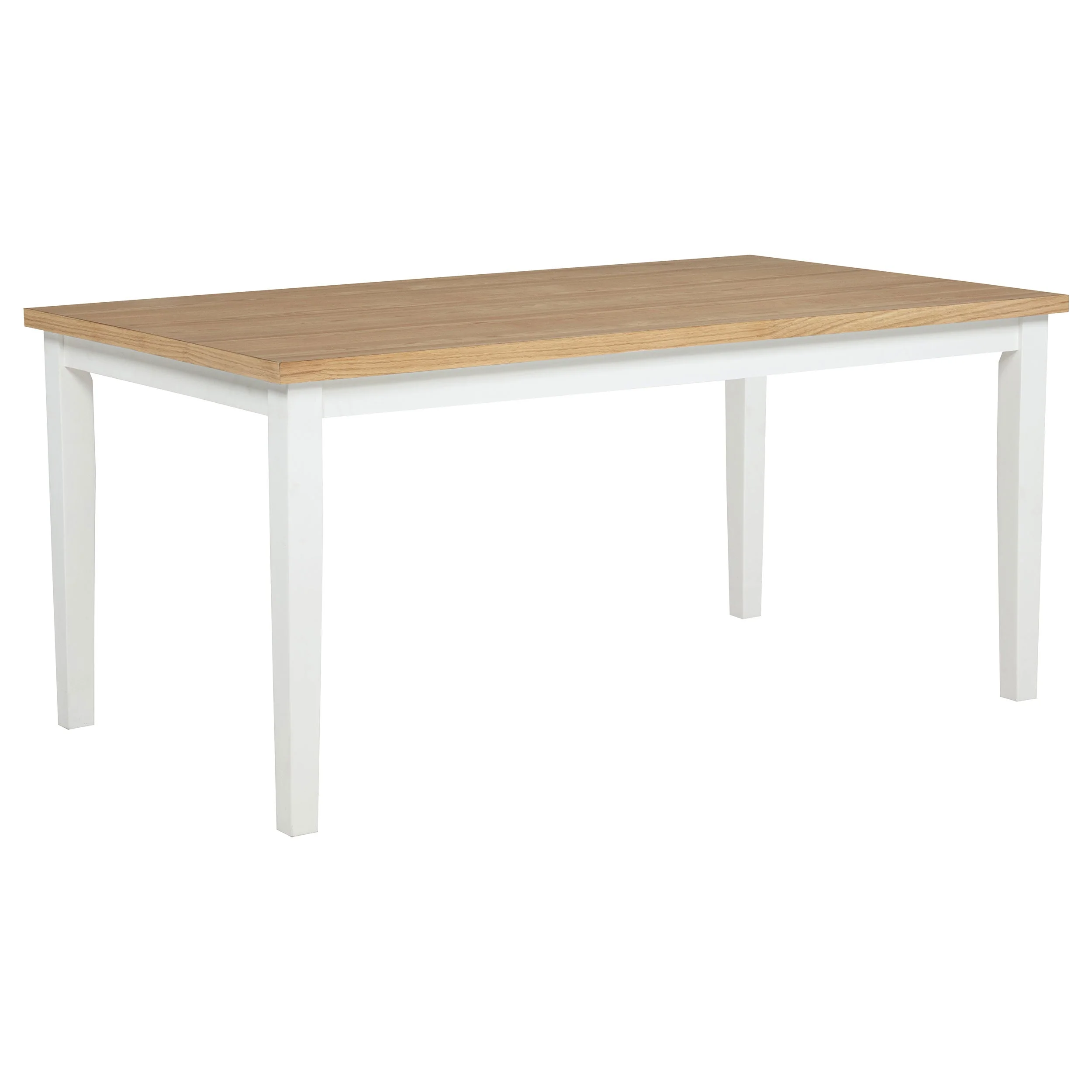 Andrews 66-inch Rectangular Dining Table Light Ash and White - Image 2