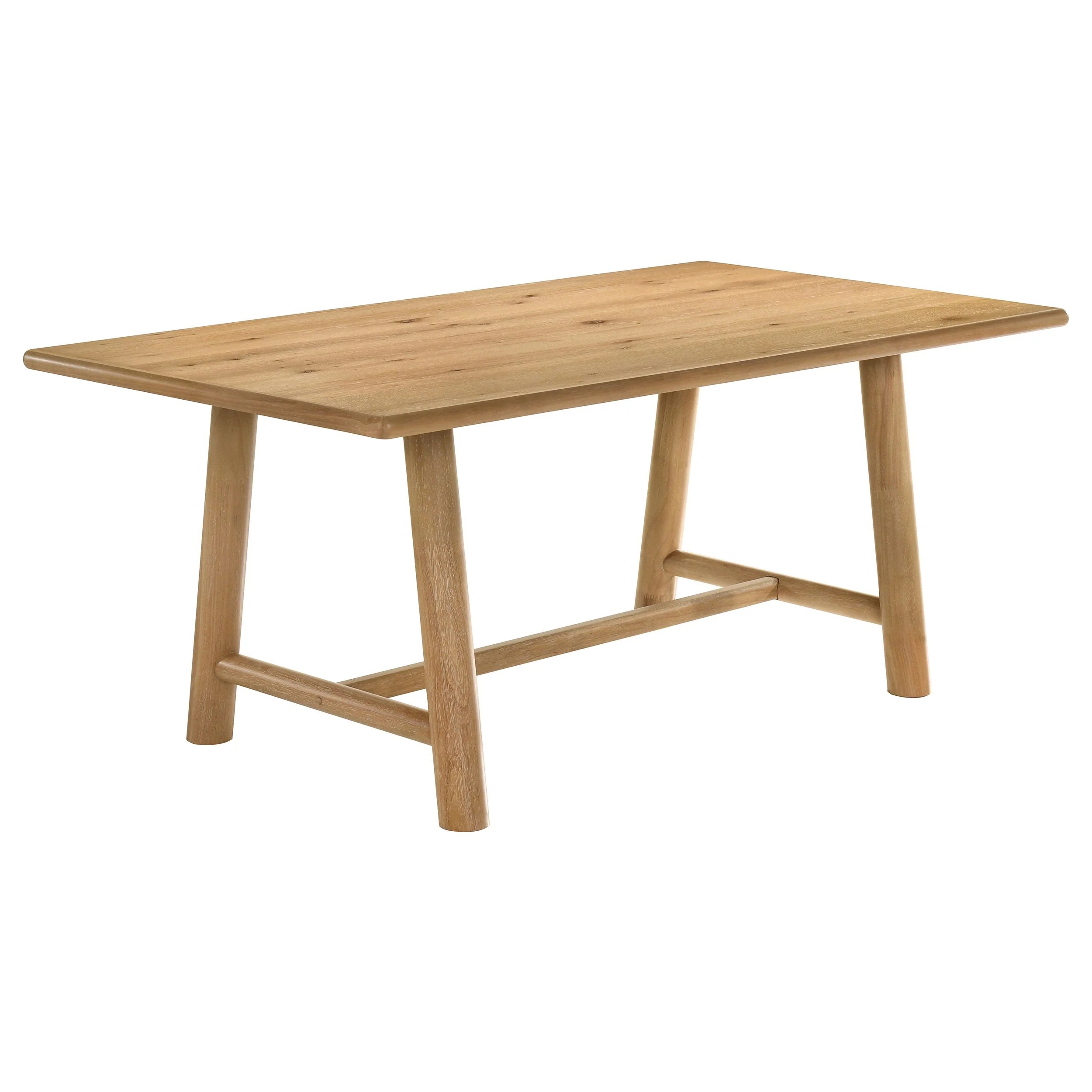 Duncan 71-inch Rectangular Wood Dining Room Table Washed Oak - Image 2