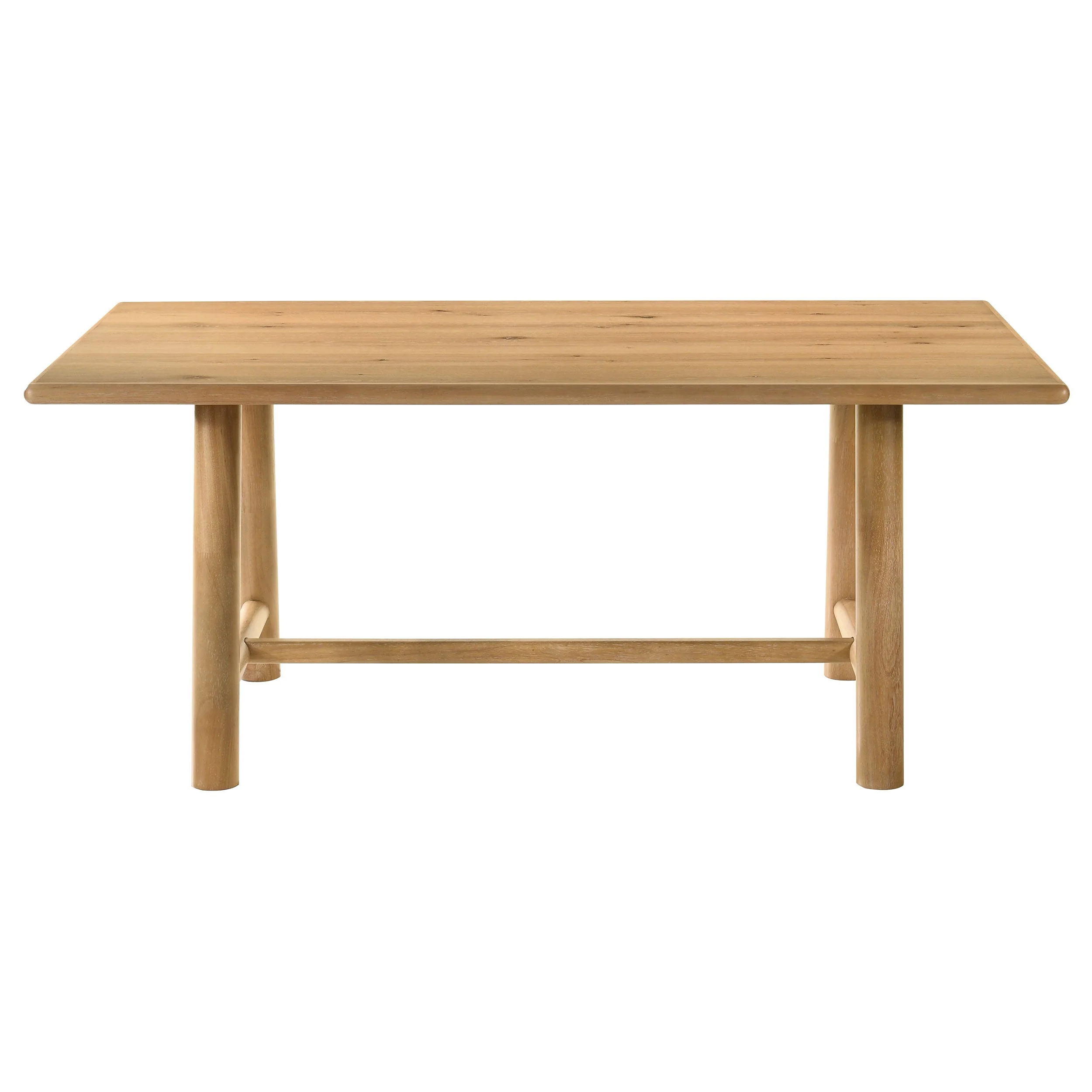 Duncan 71-inch Rectangular Wood Dining Room Table Washed Oak - Image 4