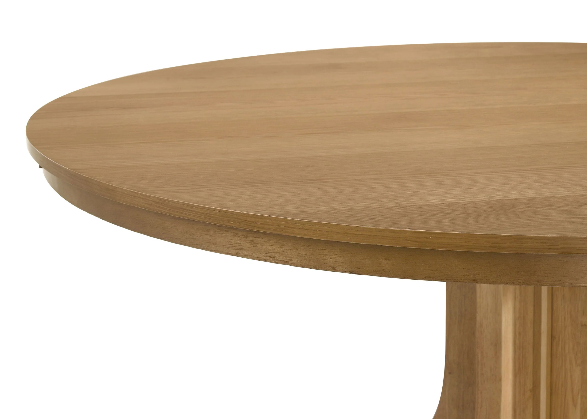 Hartville 60-inch Round Dining Table Natural Light Brown - Image 6