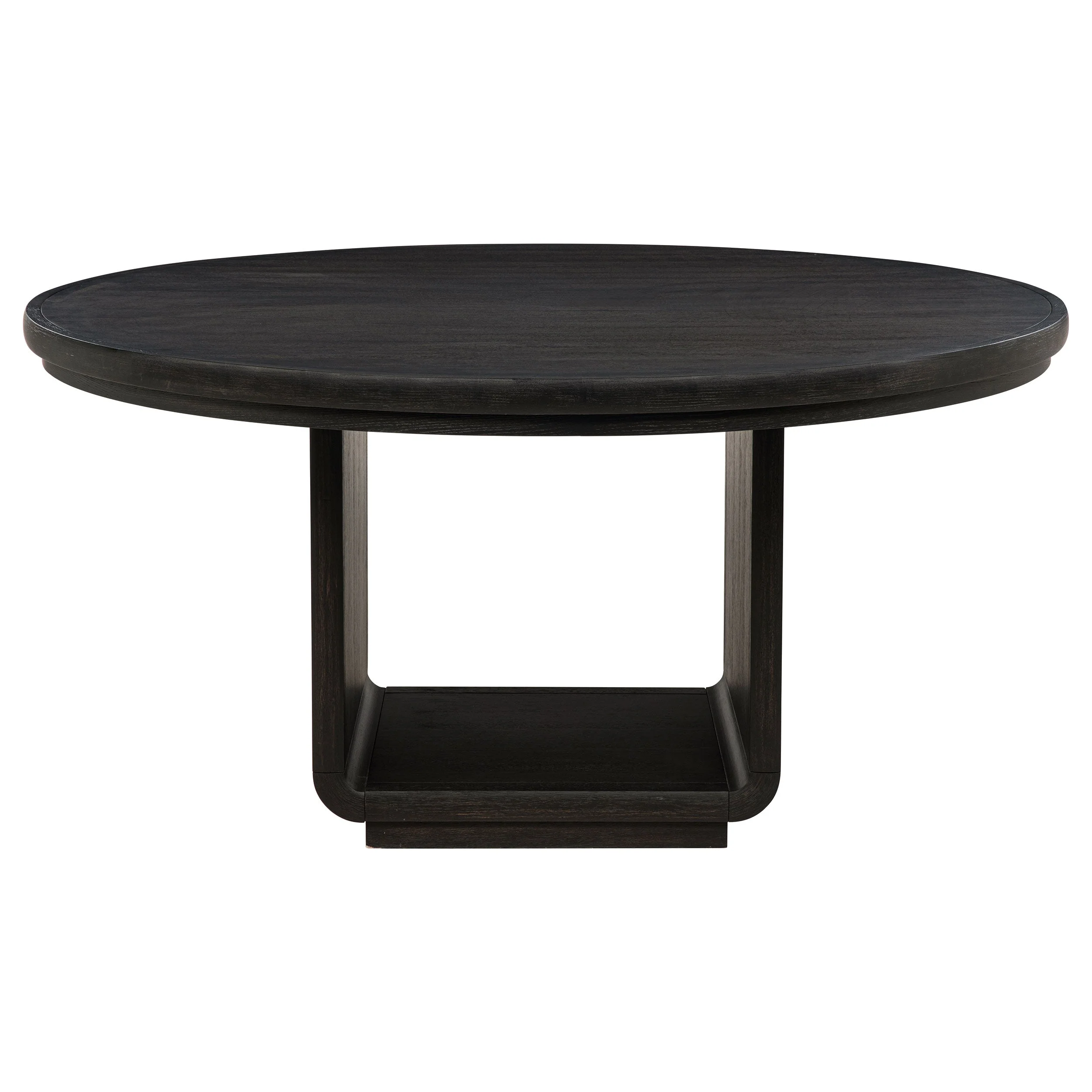 Leandro 60-inch Round Dining Table Burnished Black - Image 4