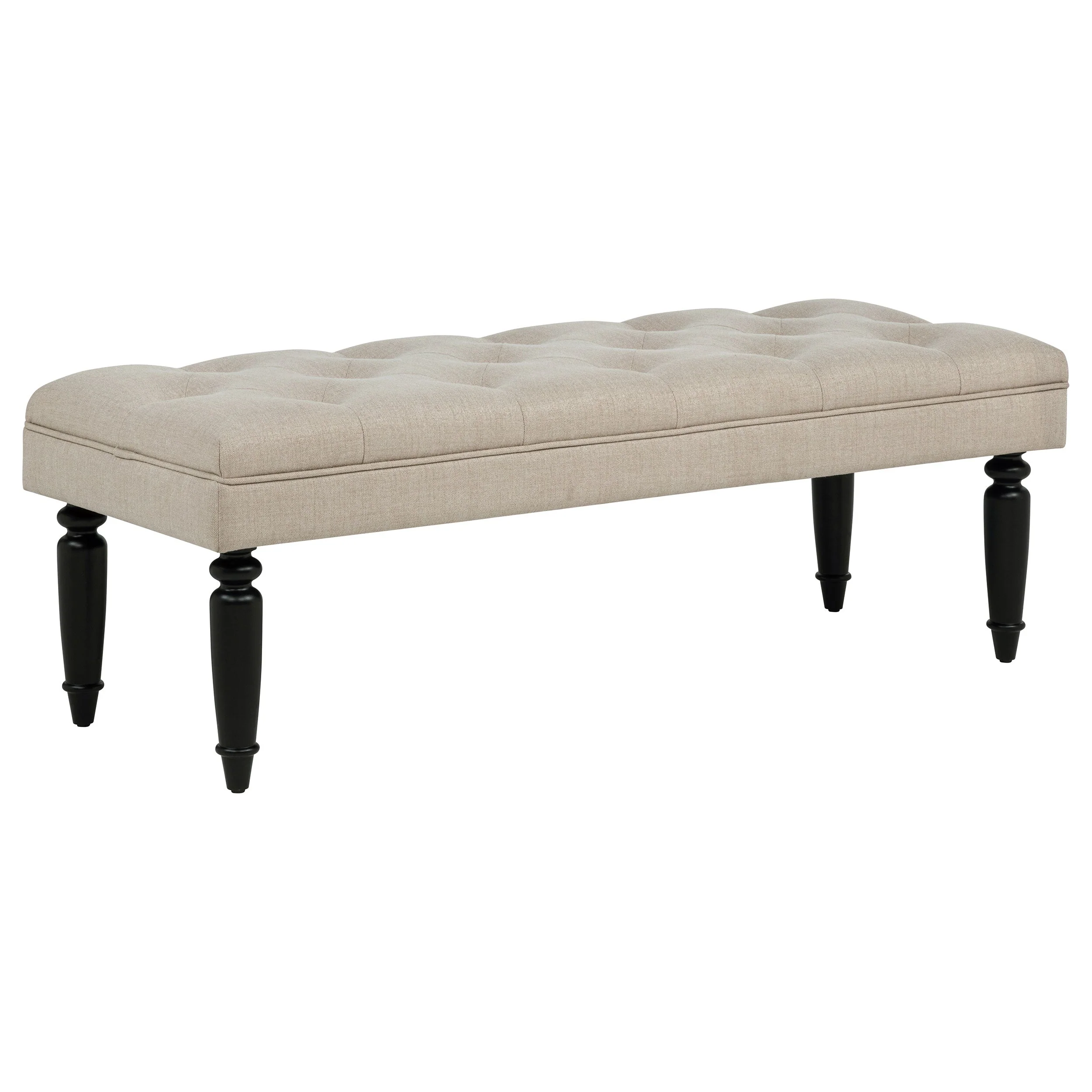 Marsha 52-inch Upholstered Entryway Accent Bench Latte - Image 2