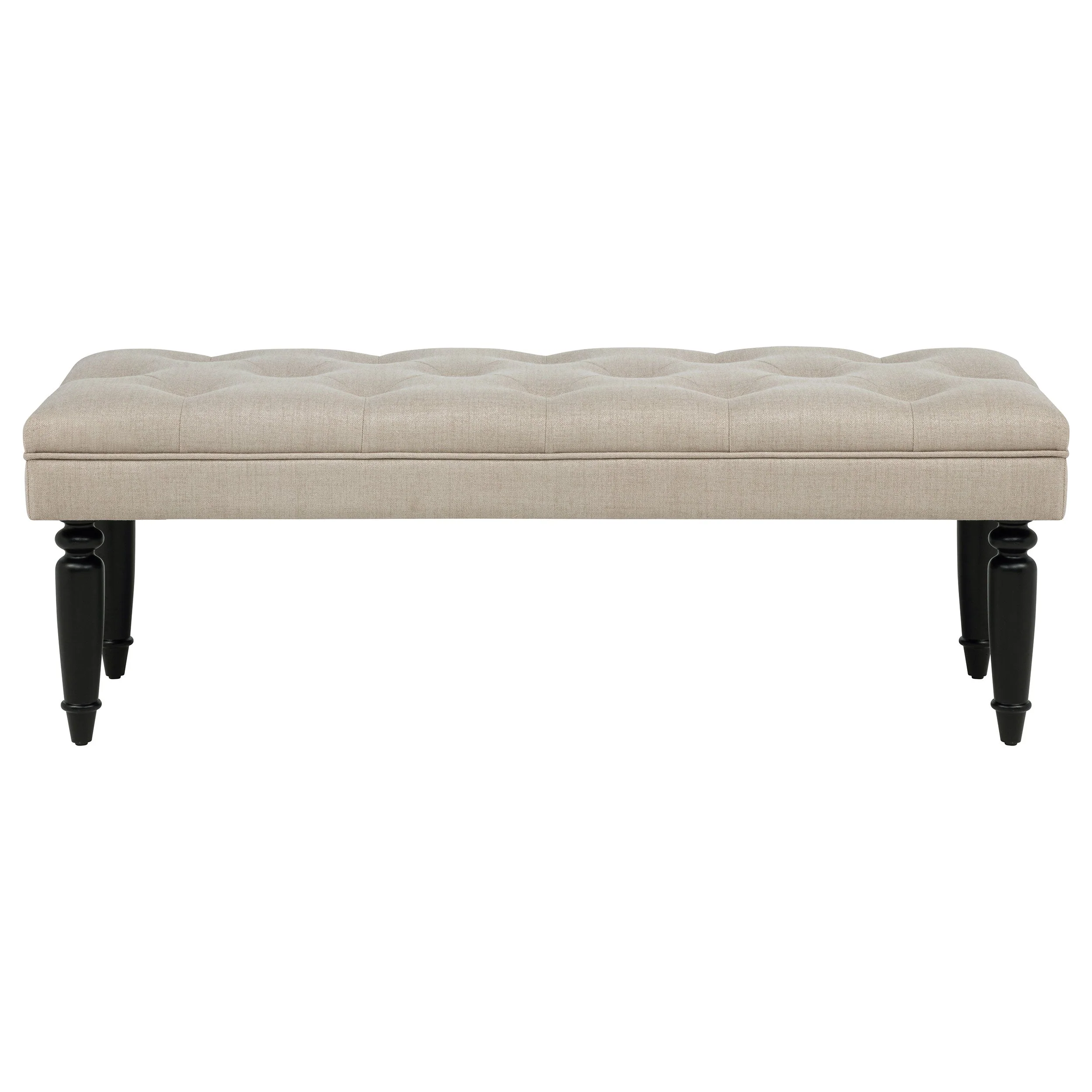 Marsha 52-inch Upholstered Entryway Accent Bench Latte - Image 4