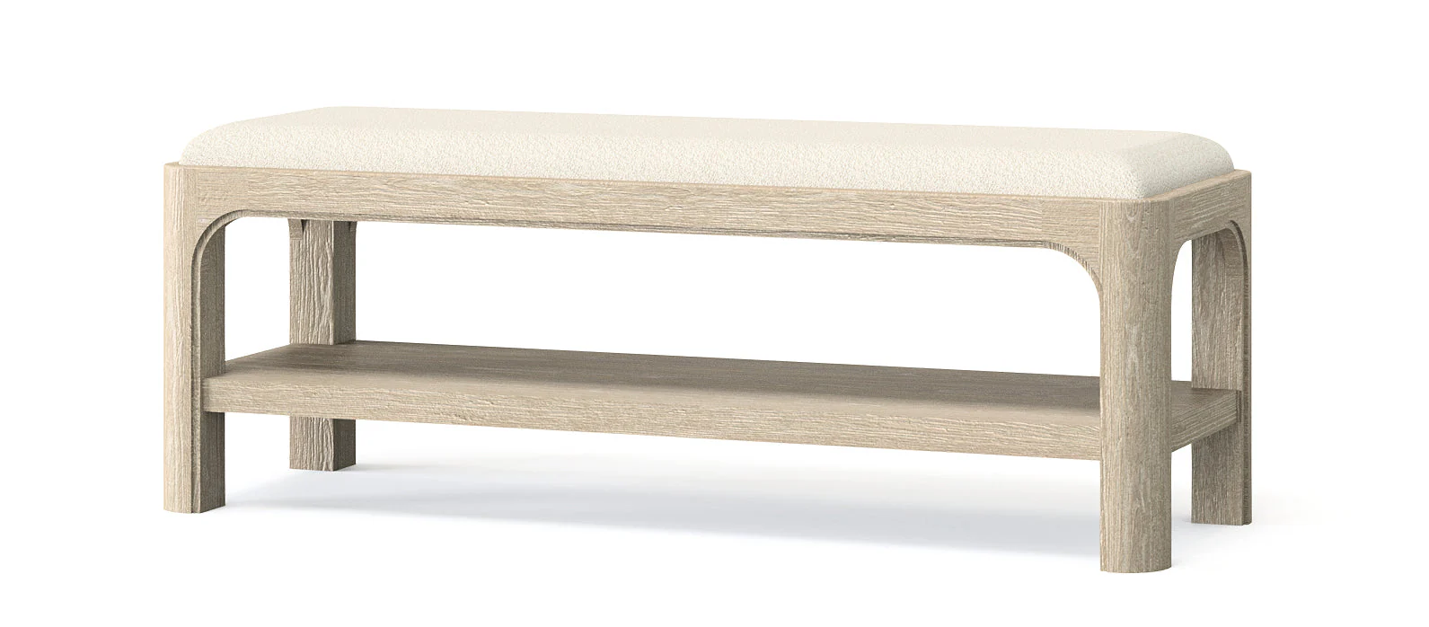 Solano 49-inch Bedroom Bed End Bench Weathered Mango - Image 3
