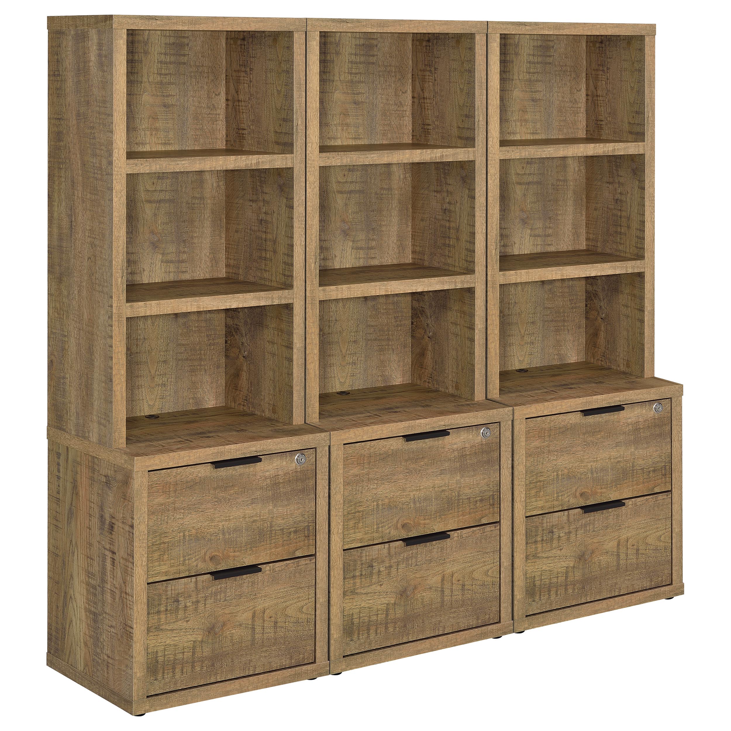Westpark Wall Unit Bookcase Set with USB - Image 7