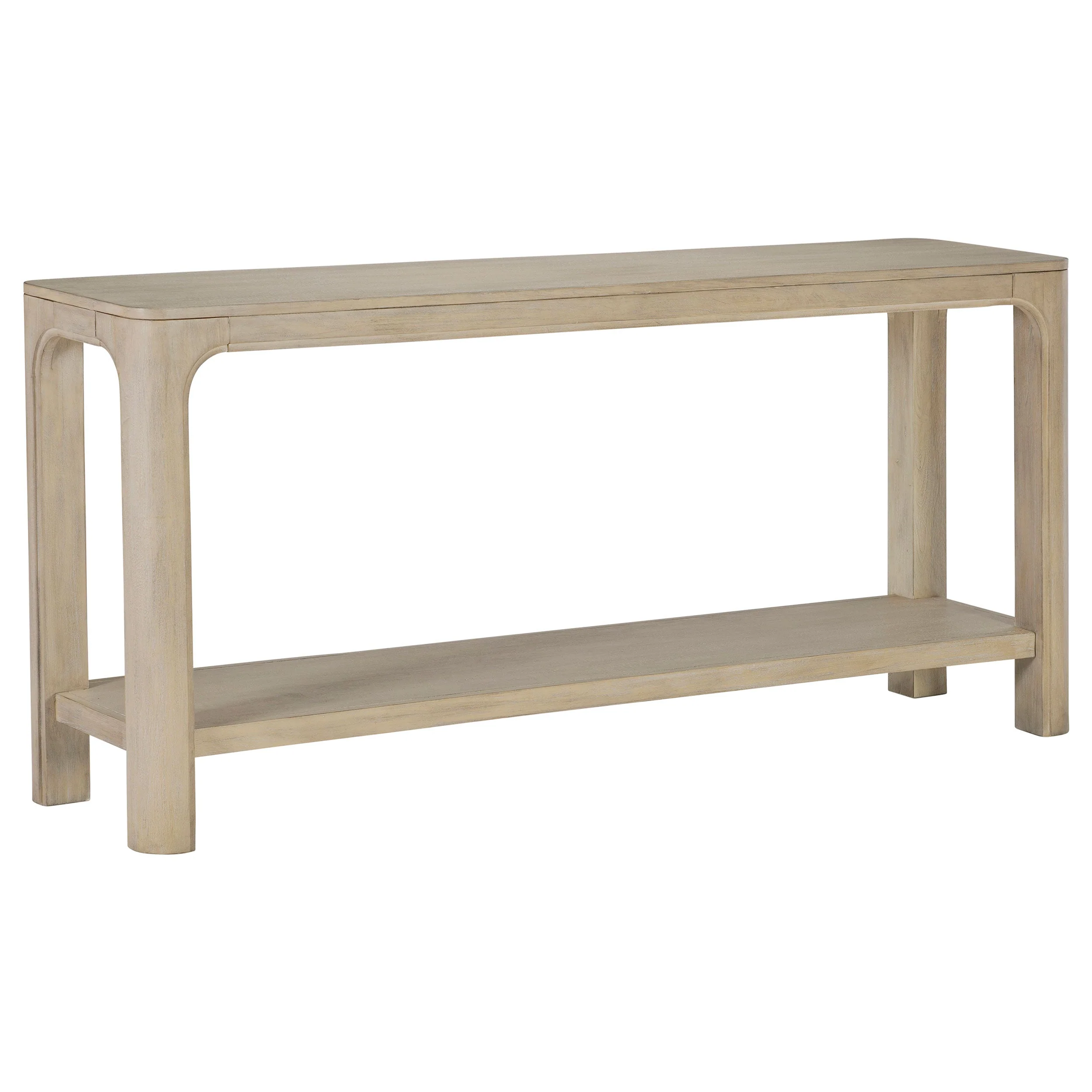 Solano 64-inch Entryway Console Sofa Table Weathered Mango - Image 2