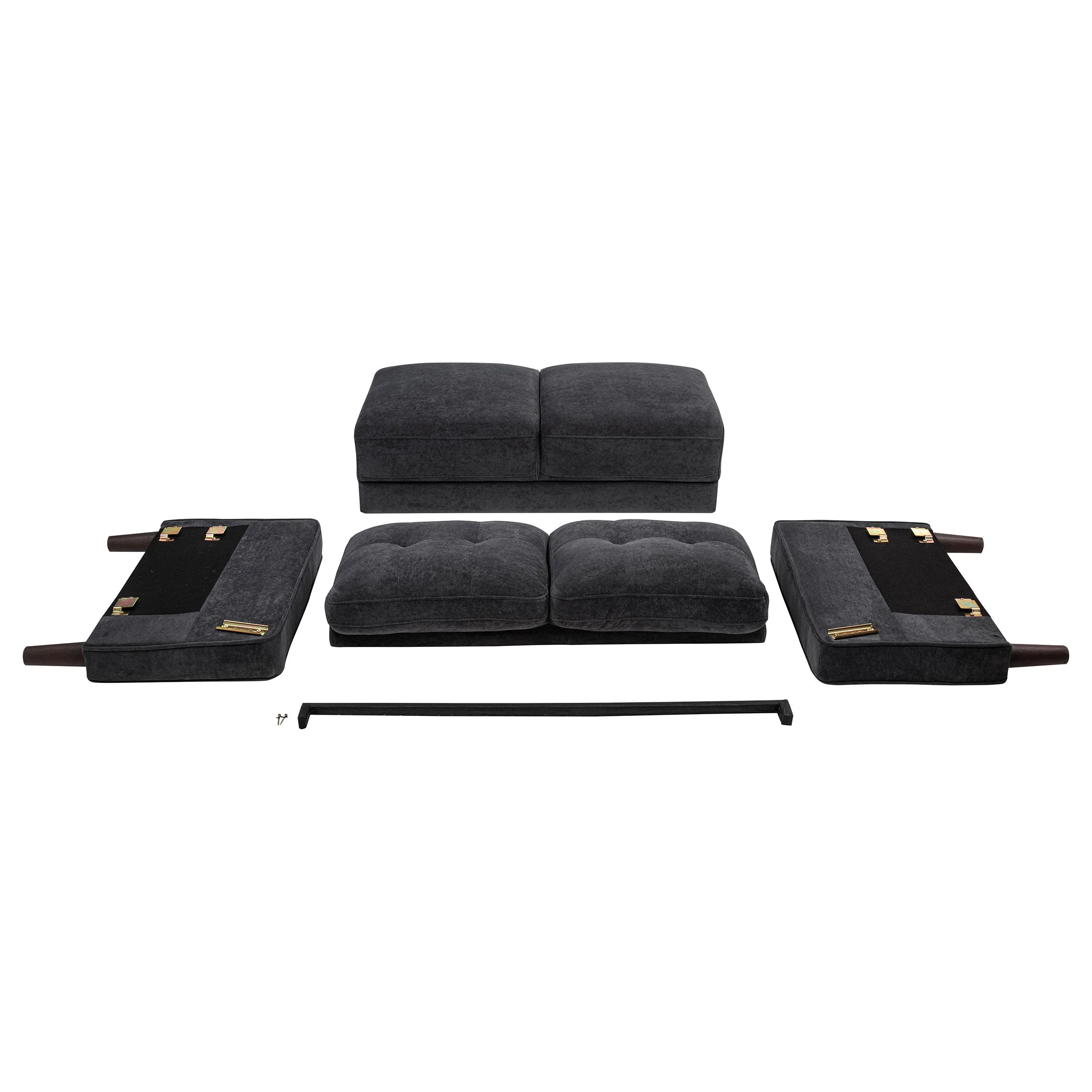 Bowen II Fabric Upholstered Track Arm Loveseat - Image 20