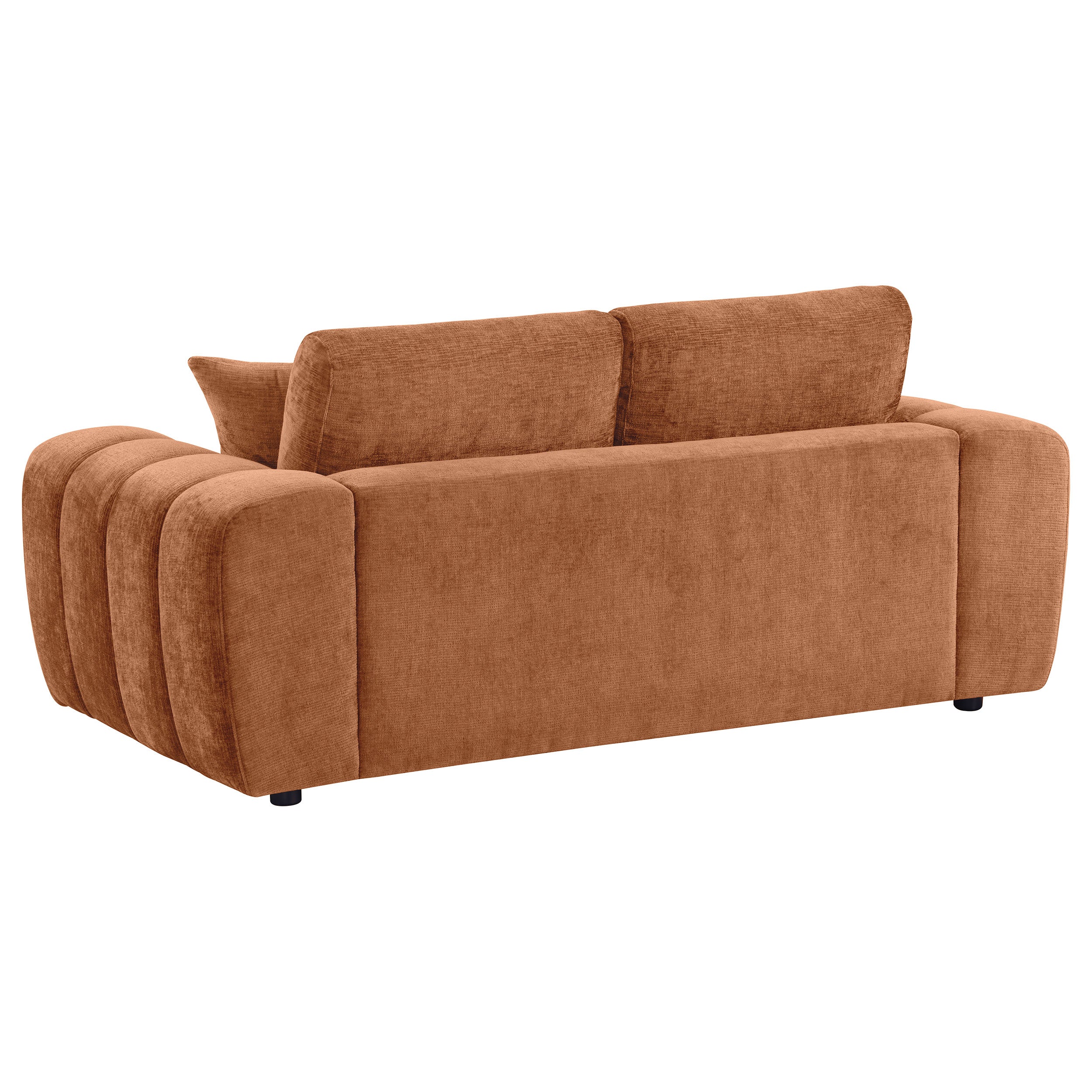 Burnett Chenille Upholstered Wide Arm Loveseat - Image 13
