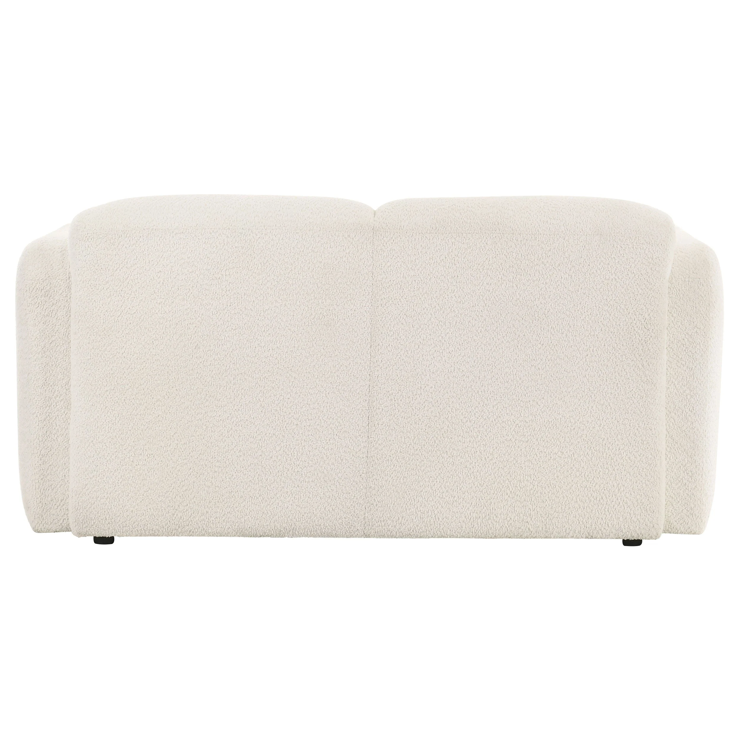 Dorset Fabric Upholstered Round Track Arm Loveseat - Image 13