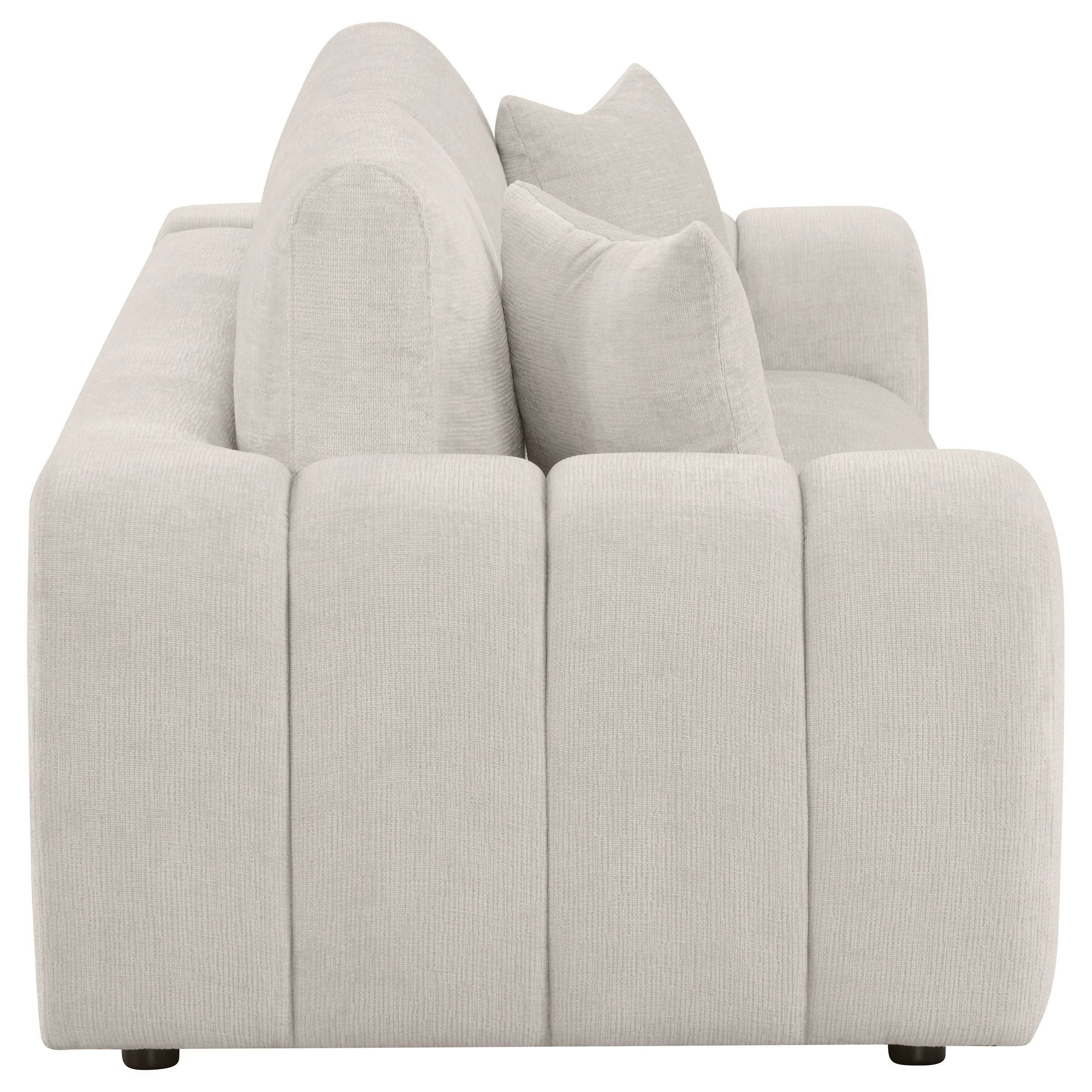 Burnett Chenille Upholstered Wide Arm Sofa - Image 18