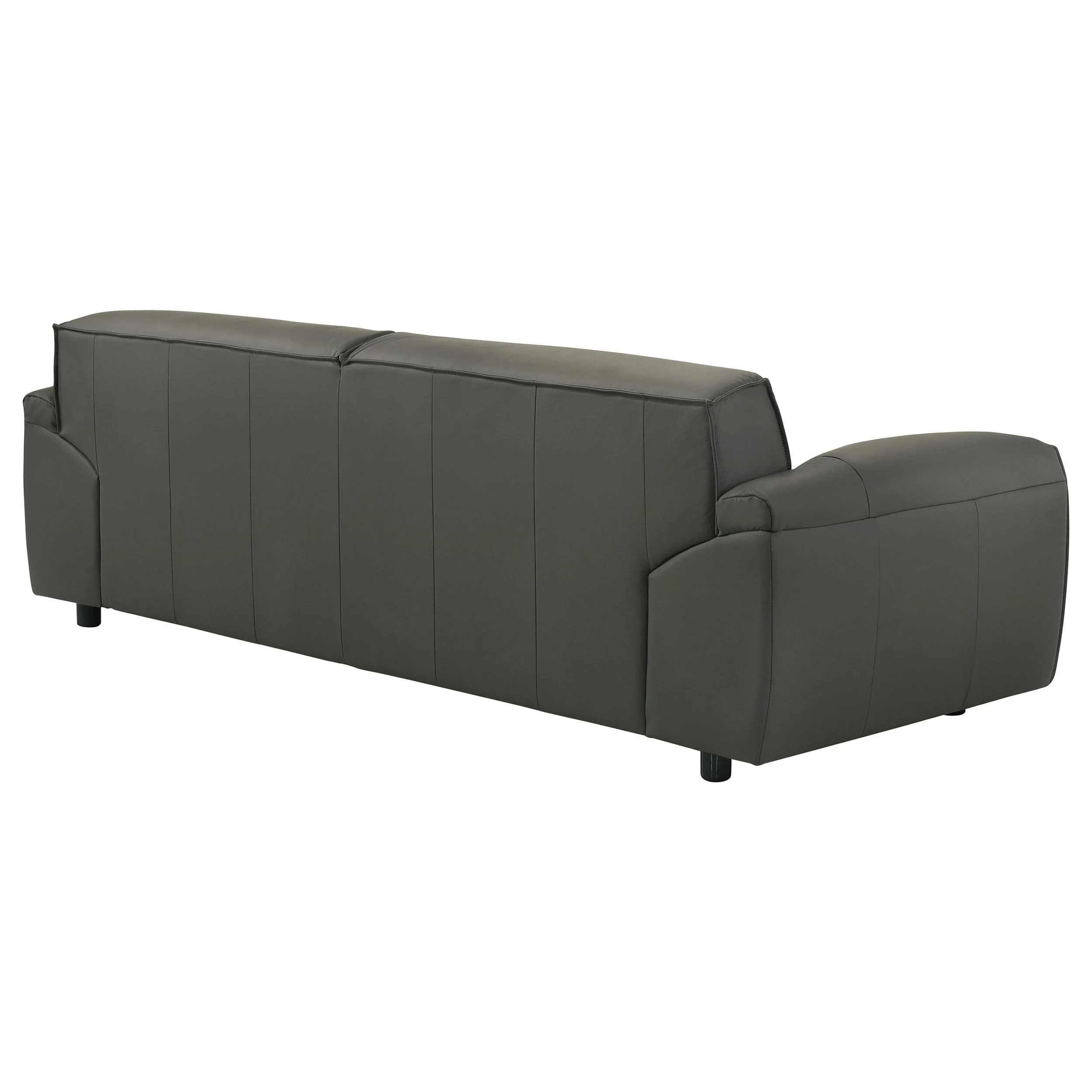 Buxton Top Grain Leather Upholstered Sofa - Image 18