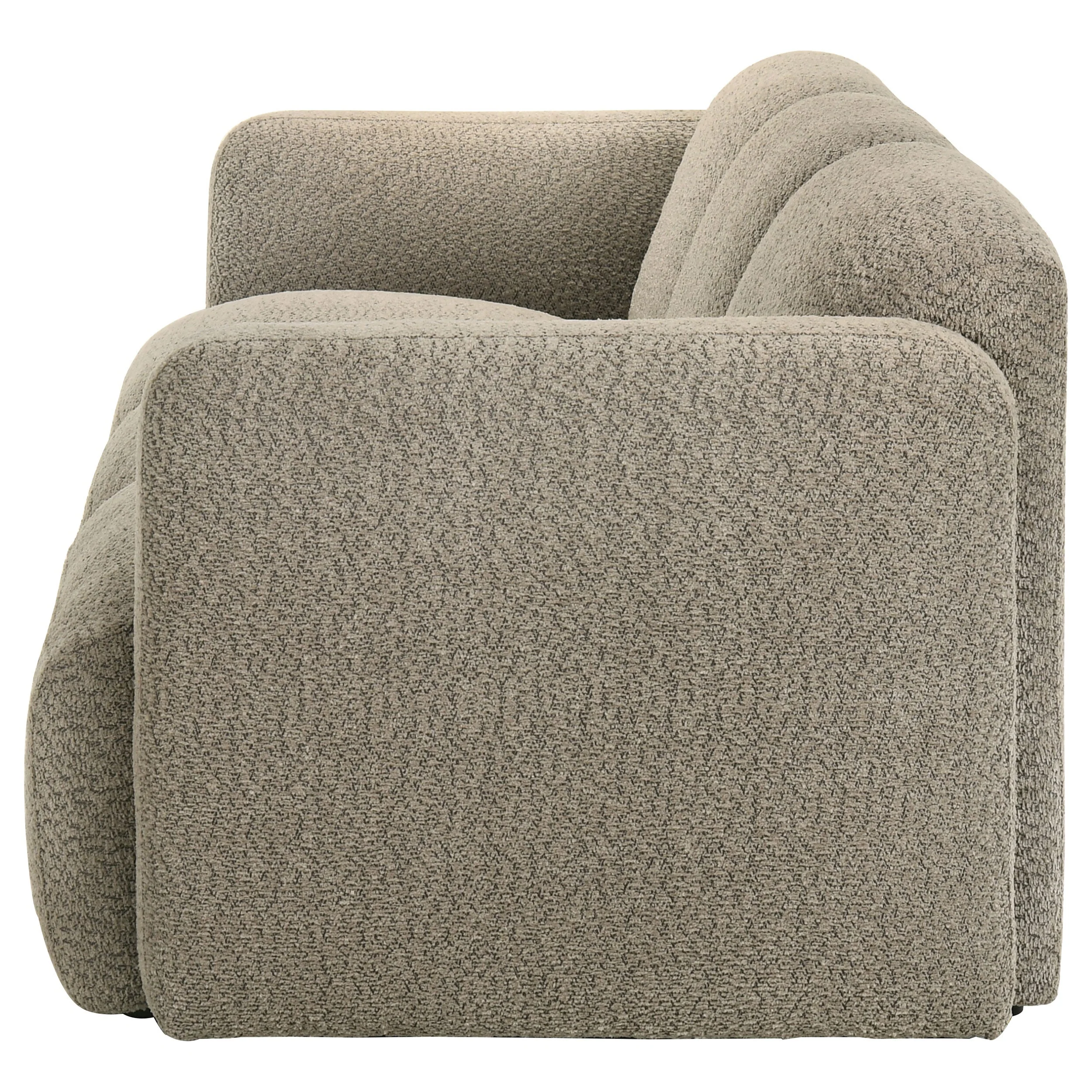 Dorset Fabric Upholstered Round Track Arm Sofa - Image 10