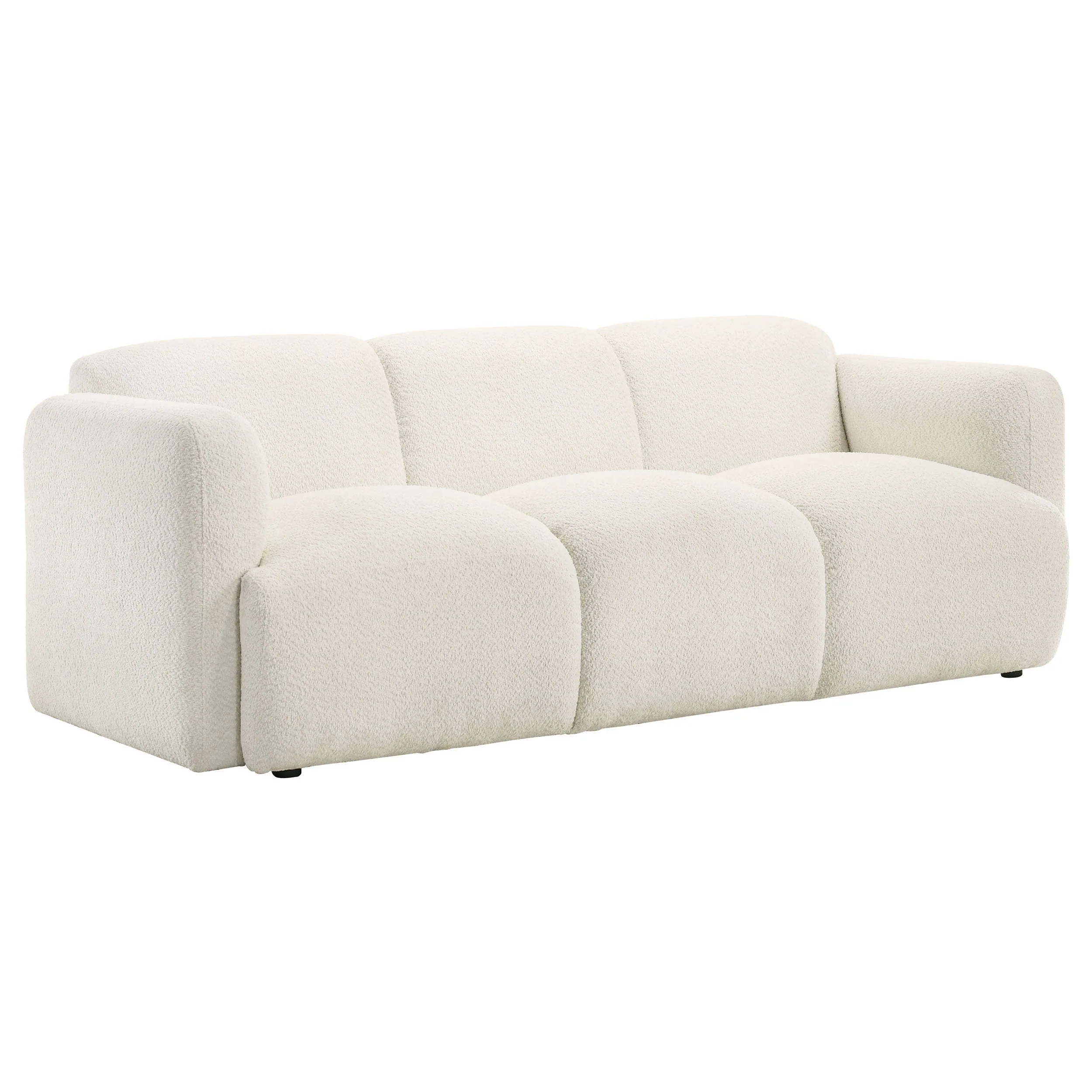 Dorset Fabric Upholstered Round Track Arm Sofa - Image 3