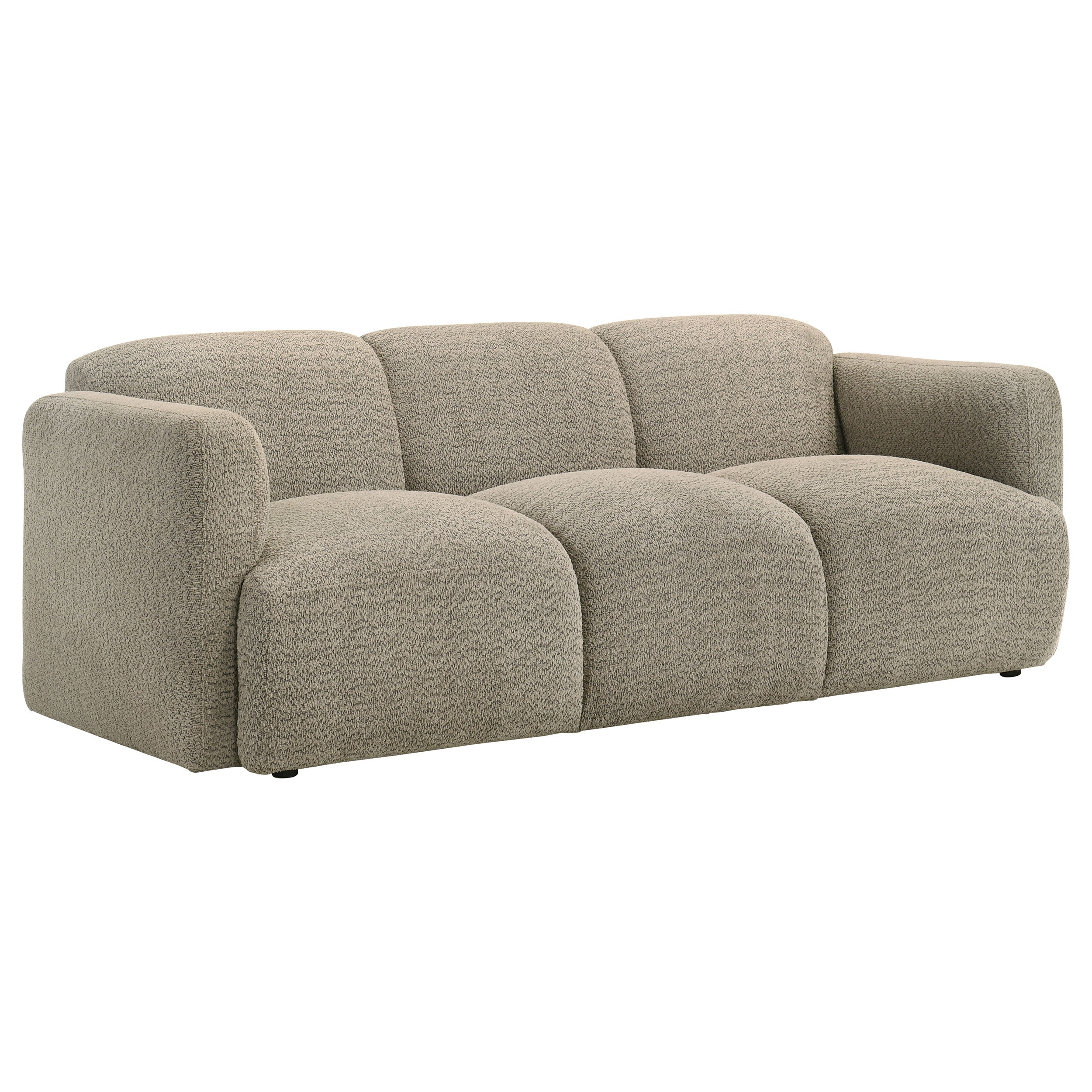 Dorset Fabric Upholstered Round Track Arm Sofa - Image 4